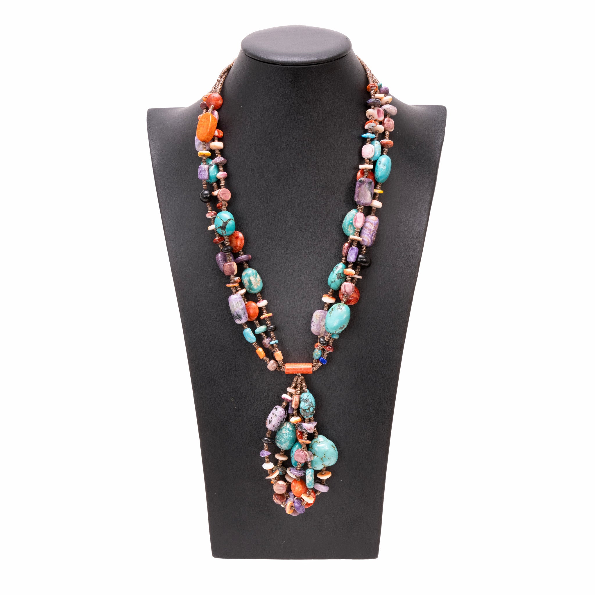 Multi-Stone Jacla Necklace