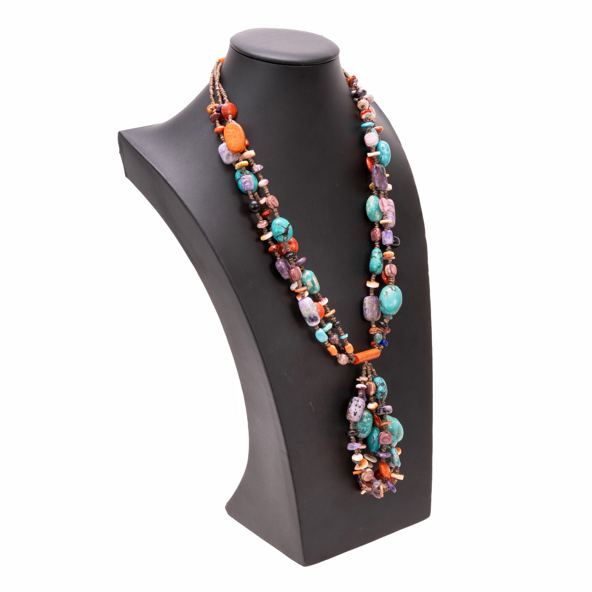 Multi-Stone Jacla Necklace