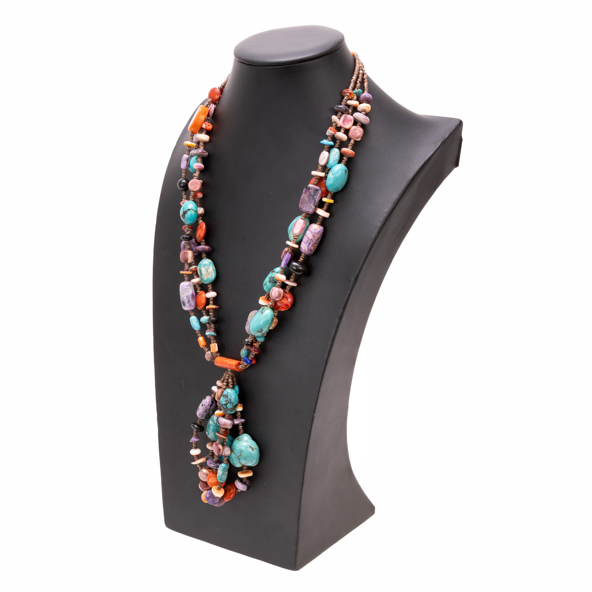 Multi-Stone Jacla Necklace