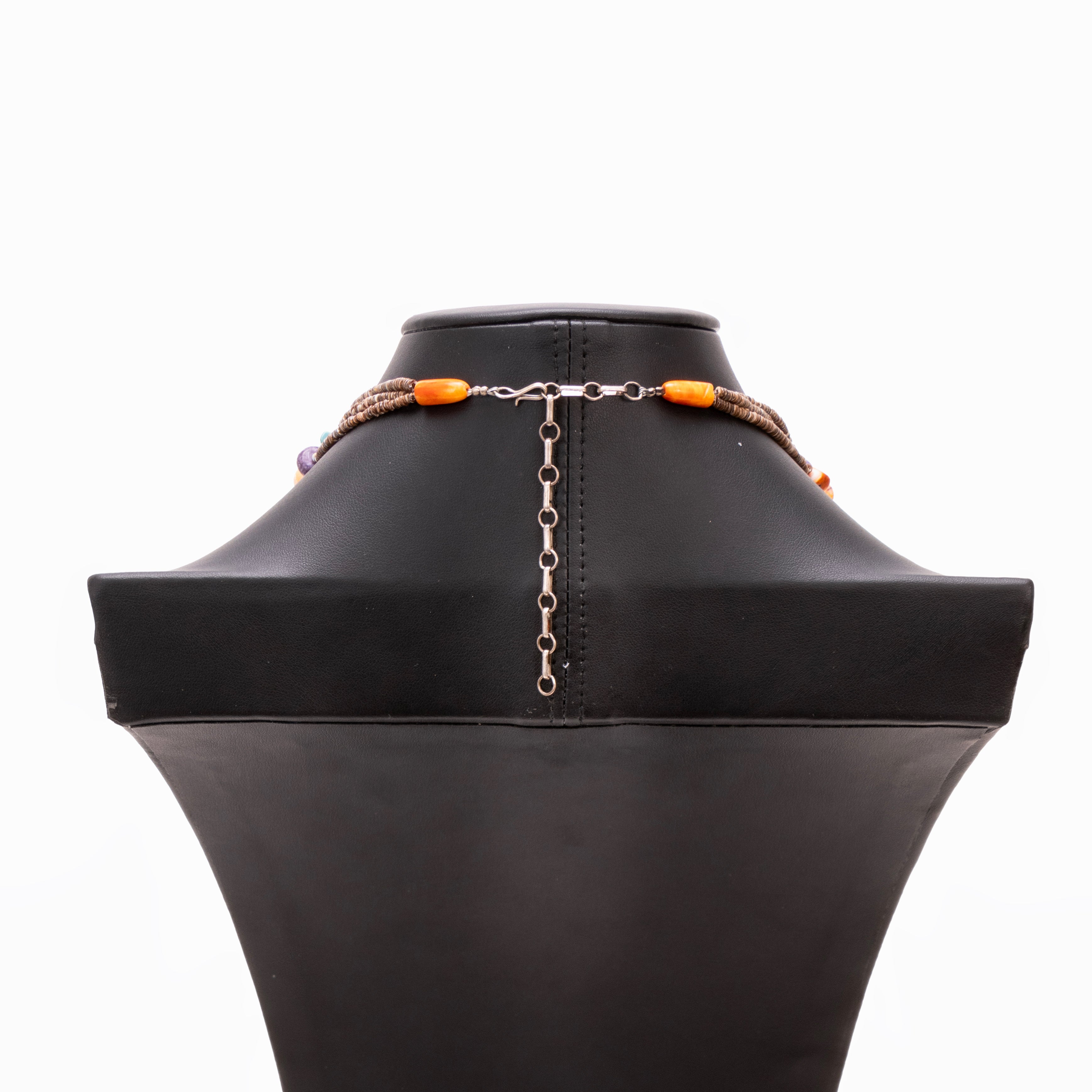 Multi-Stone Jacla Necklace