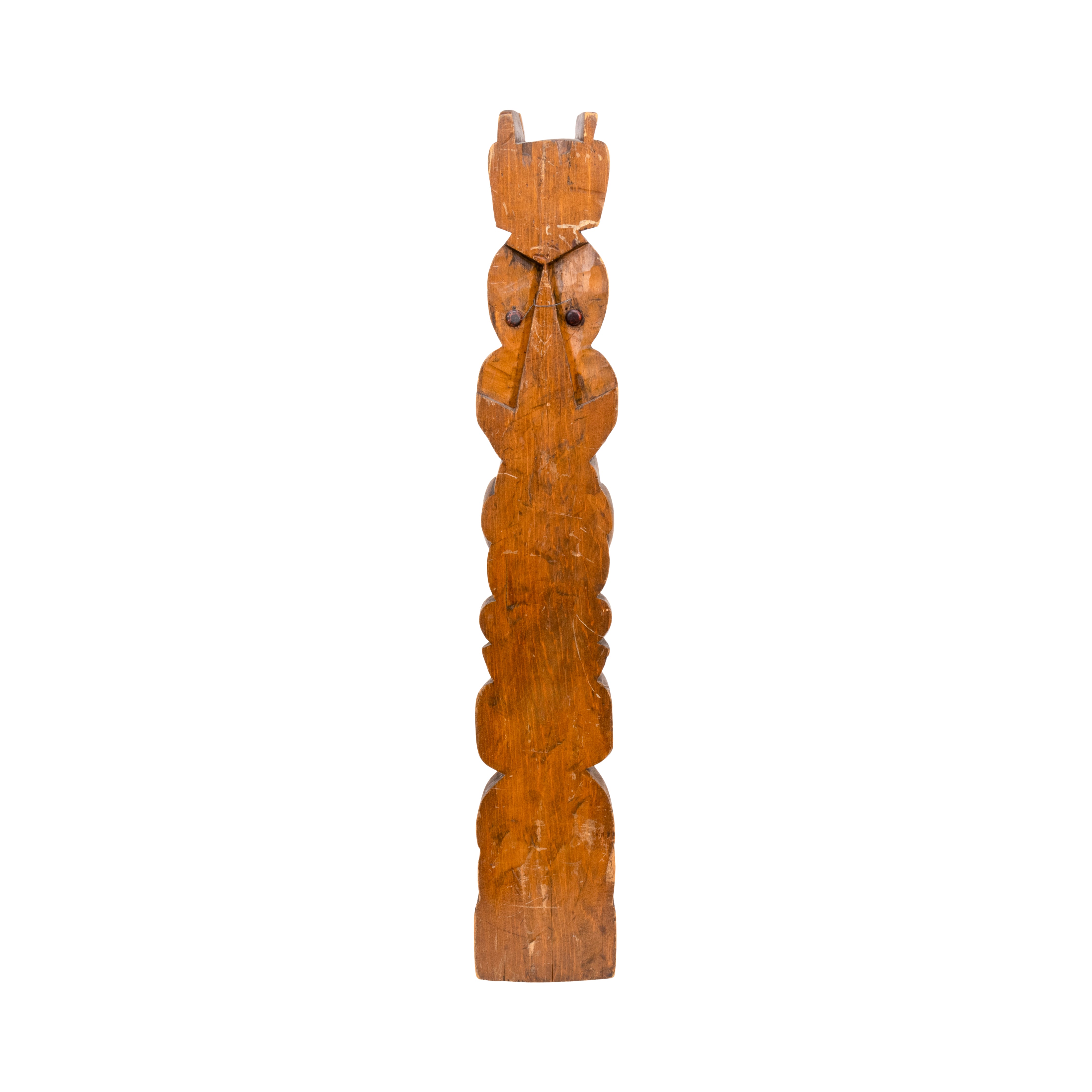 Mowachaht/Nuu-chah-nulth Model Totem by Jimmy John