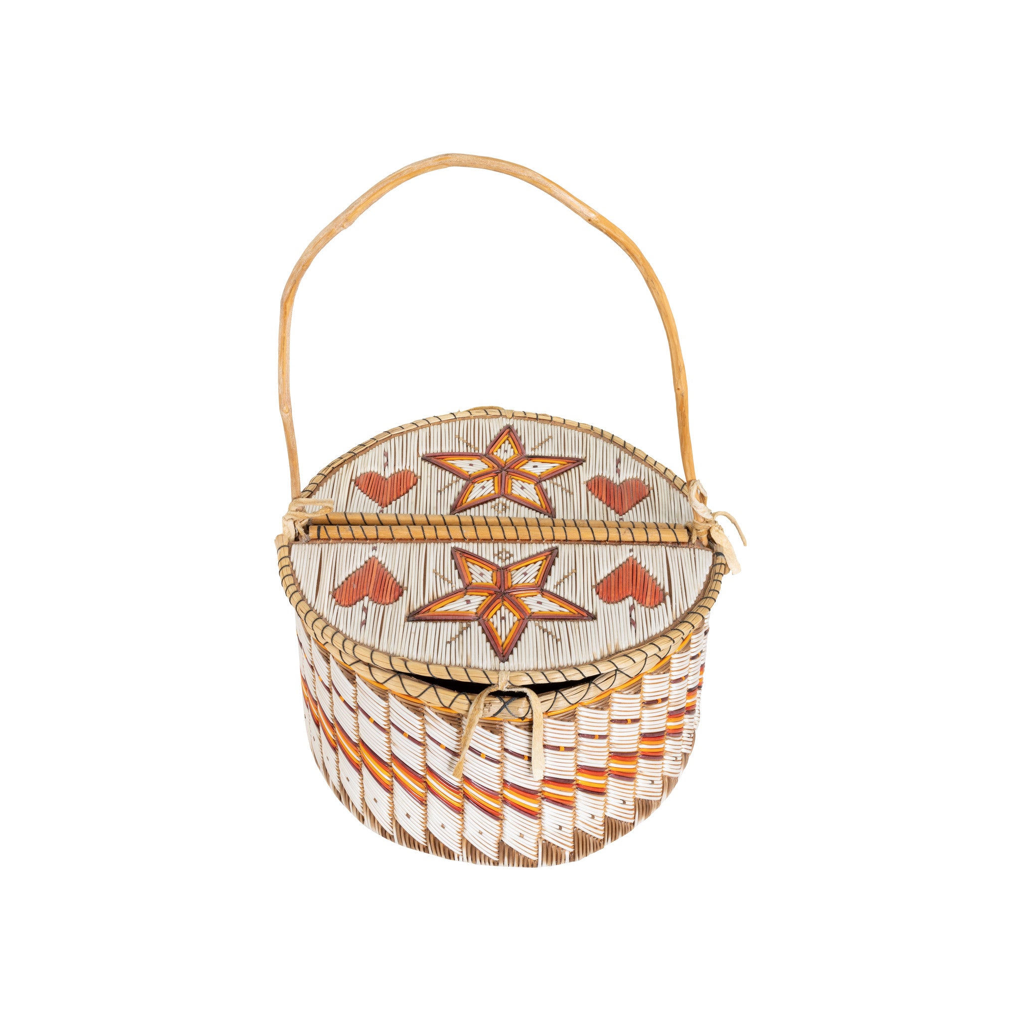 Quilled Birch Bark Basket
