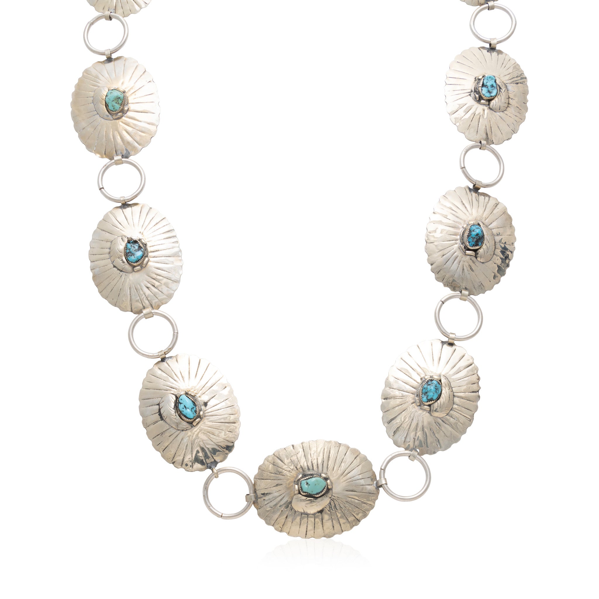 Sterling Link Concho Belt