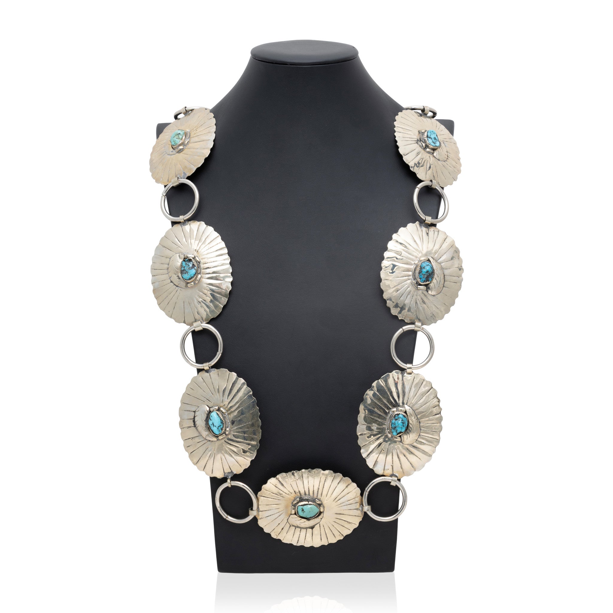 Sterling Link Concho Belt