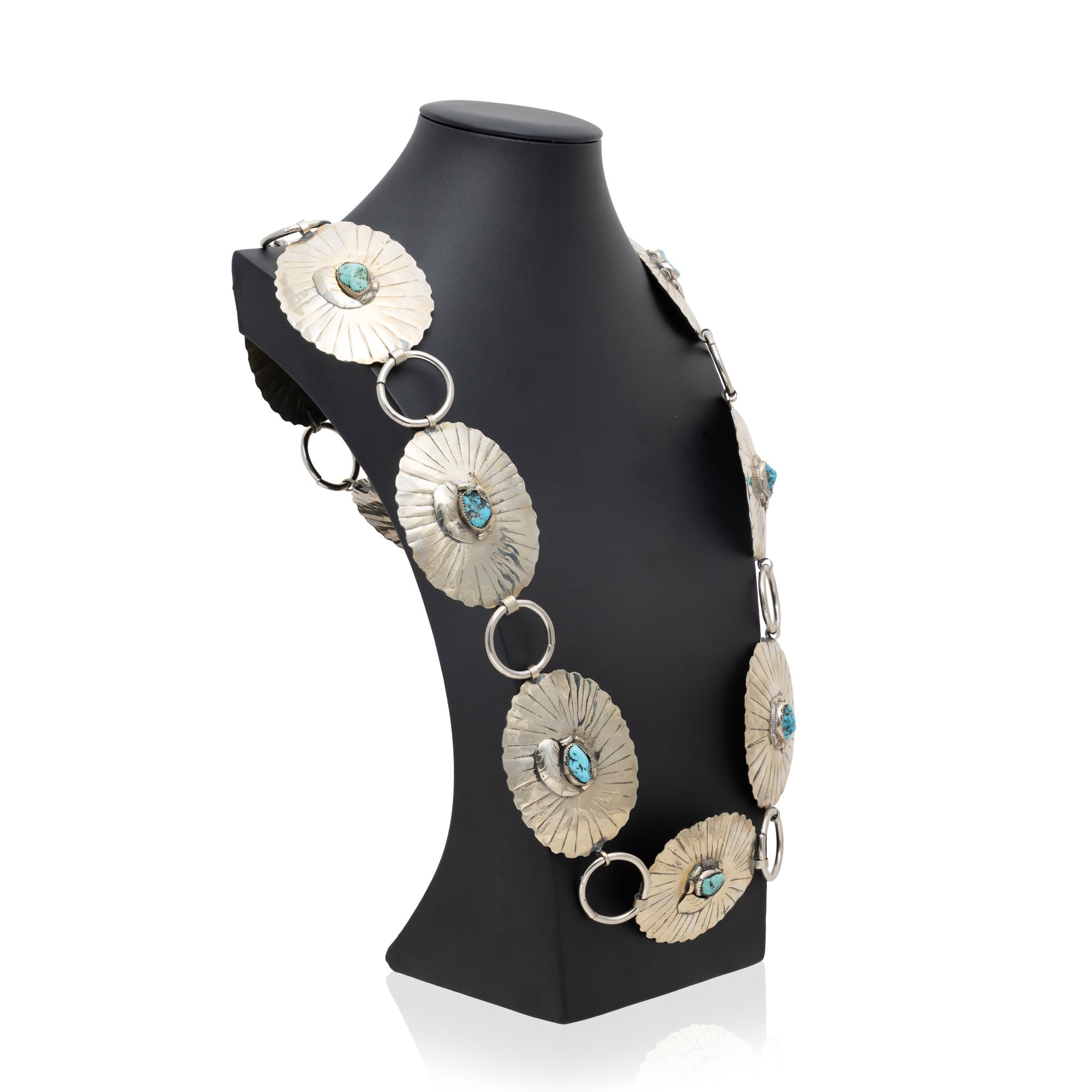 Sterling Link Concho Belt