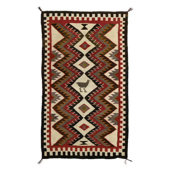 Navajo Teec Nos Pos Pictorial, Native, Weaving, Floor Rug