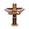 Coast Salish Thunderbird Totem, Native, Carving, Totem Pole