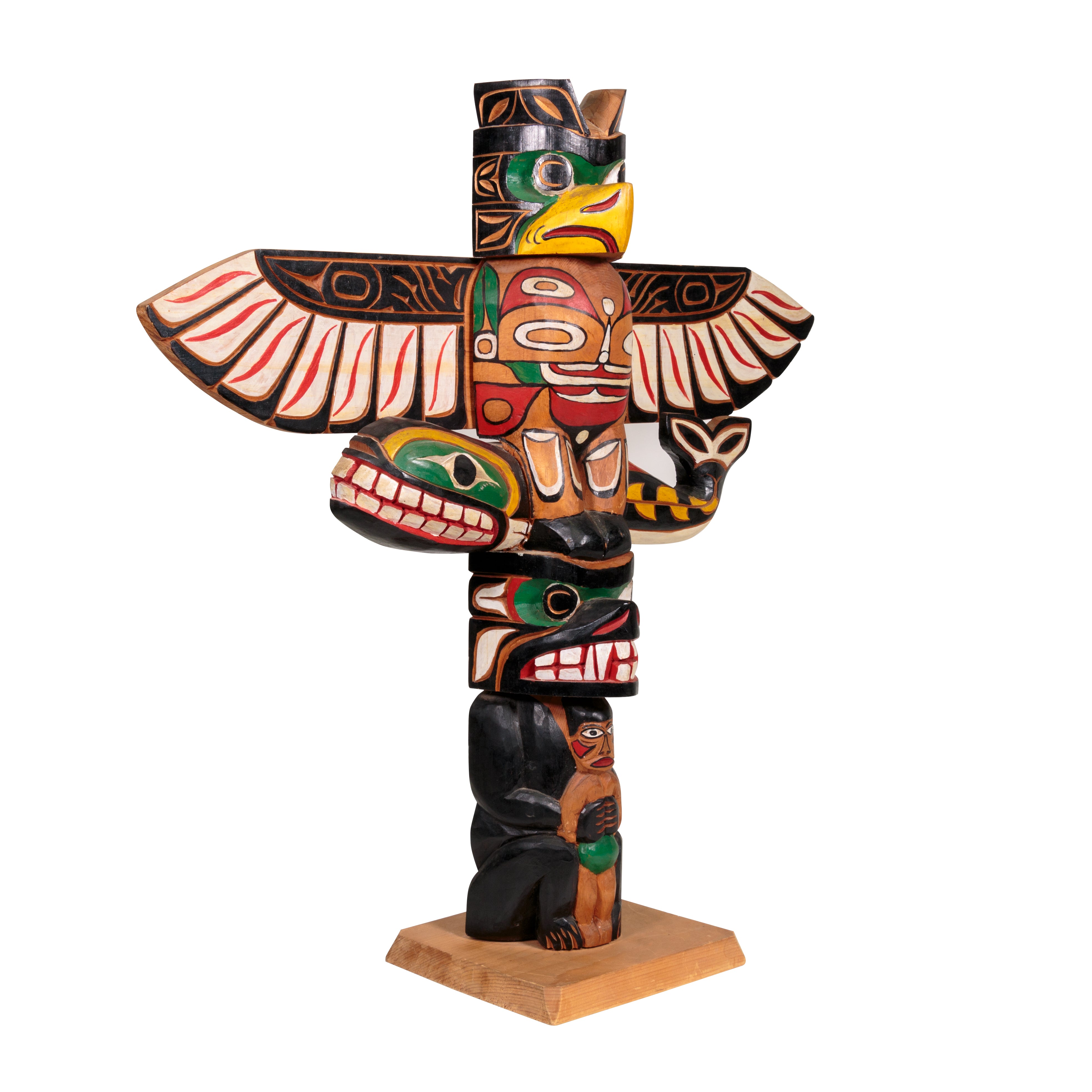Coast Salish Thunderbird Totem