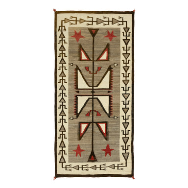Navajo Classic Crystal Runner, Native, Weaving, Floor Rug