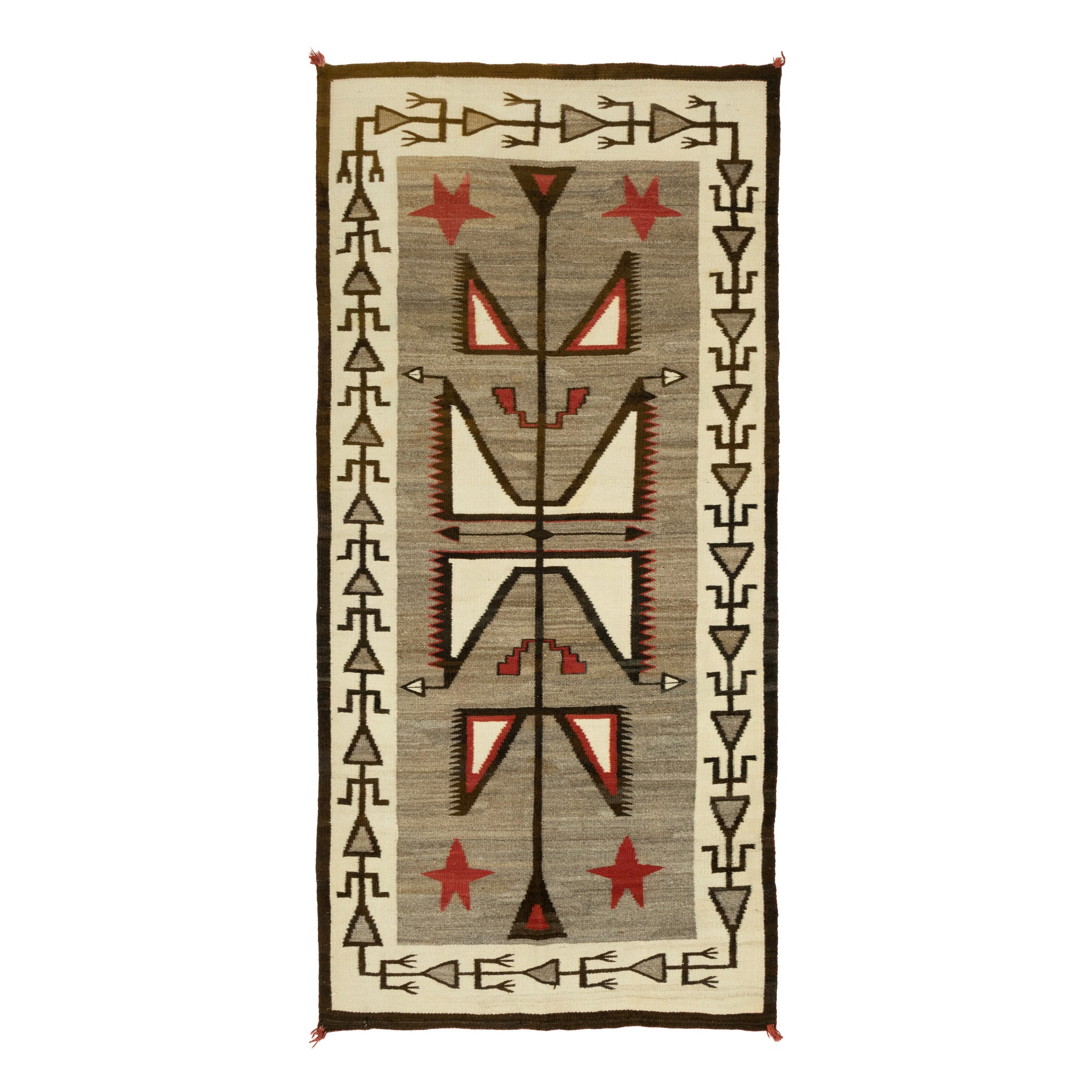 Navajo Classic Crystal Runner, Native, Weaving, Floor Rug