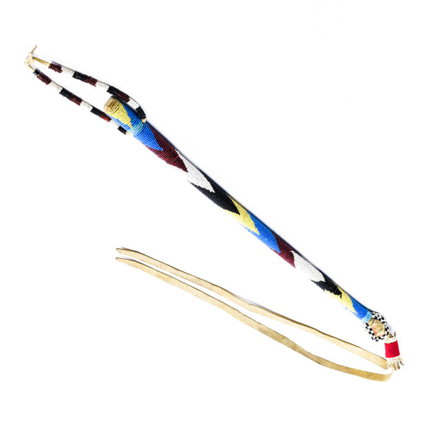 Apache Fully Beaded Quirt, Native, Horse Gear, Quirt