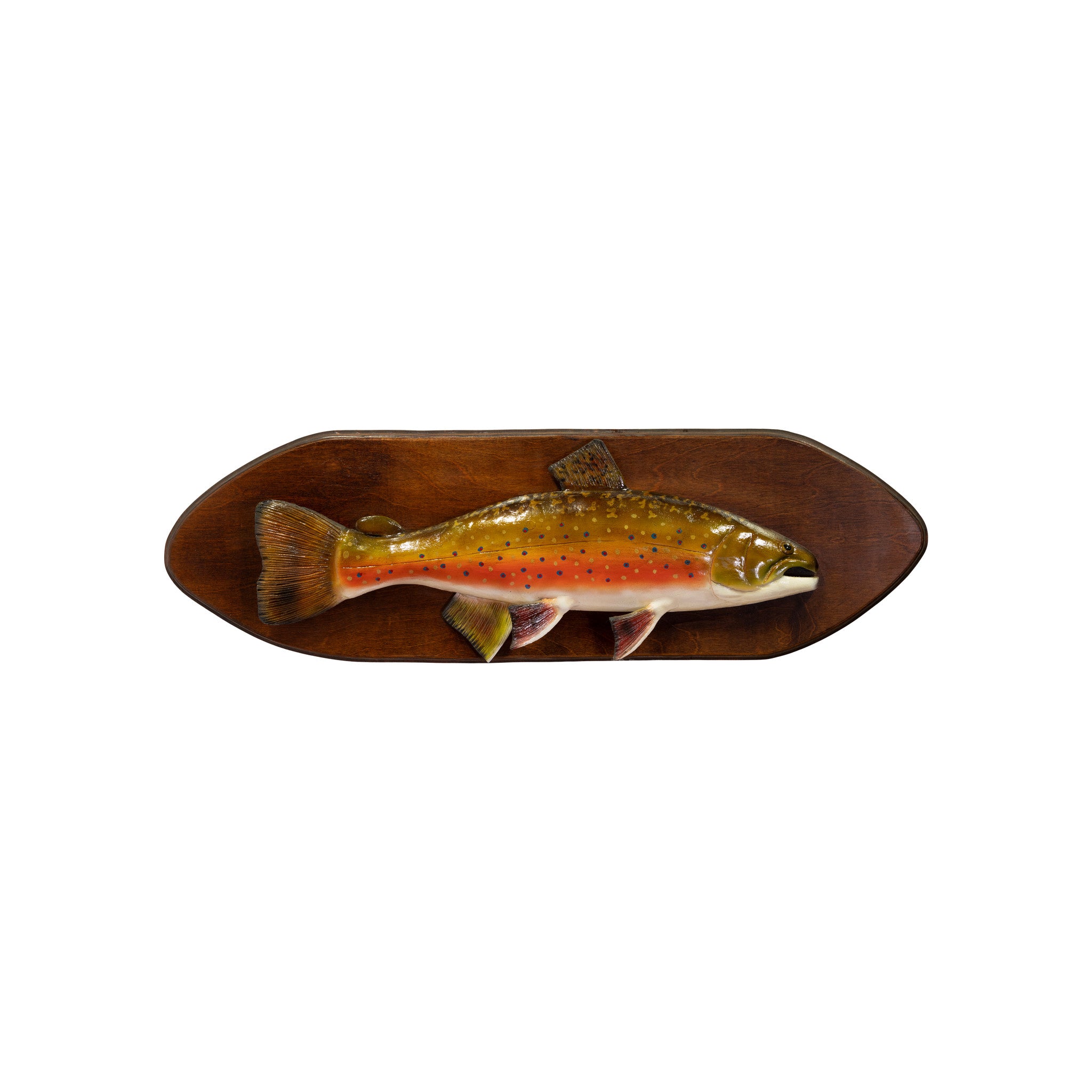 Carved Brook Trout, Furnishings, Decor, Carving