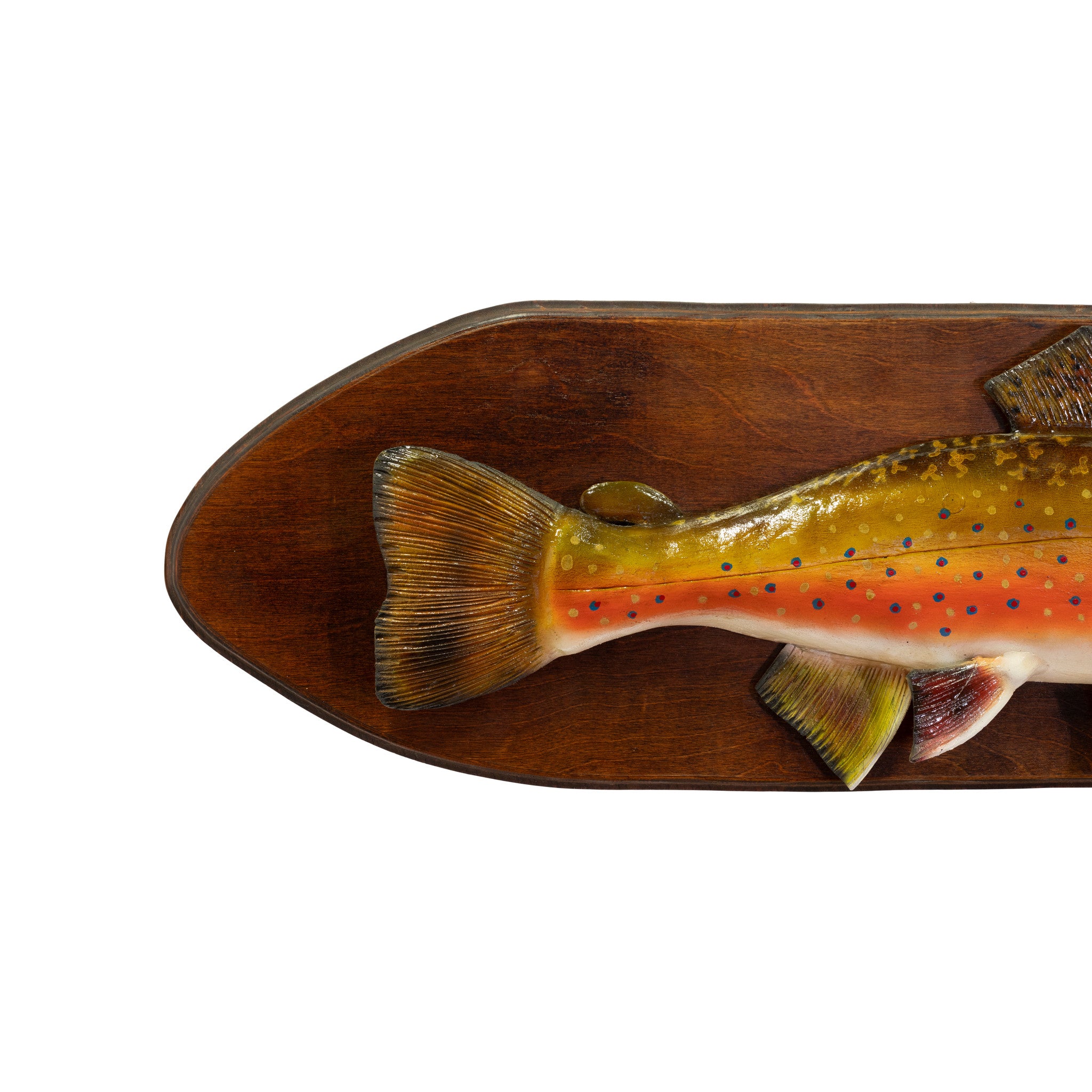 Carved Brook Trout