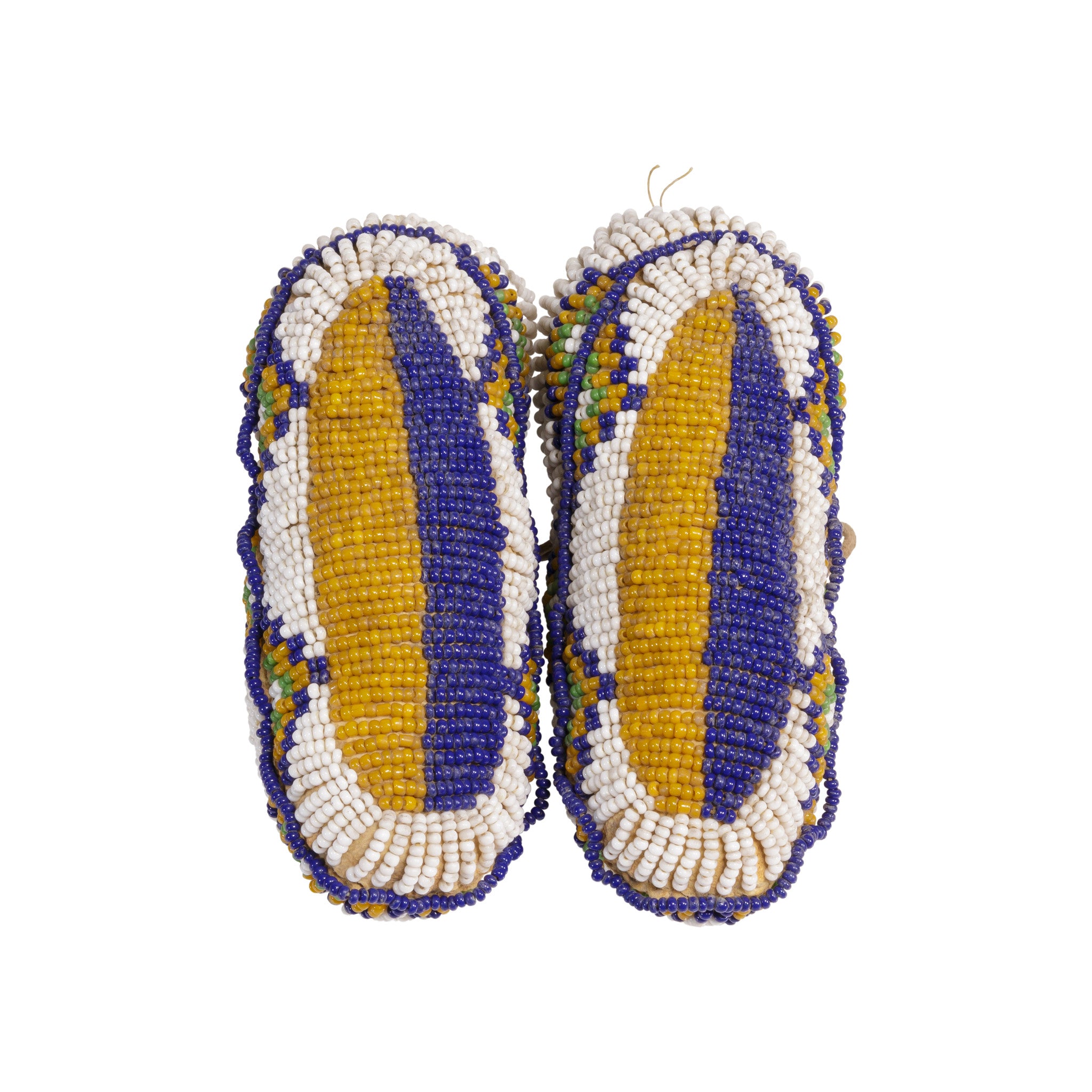Sioux Fully Beaded Baby Moccasins