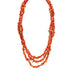 Beaded Coral Necklace, Jewelry, Necklace, Native