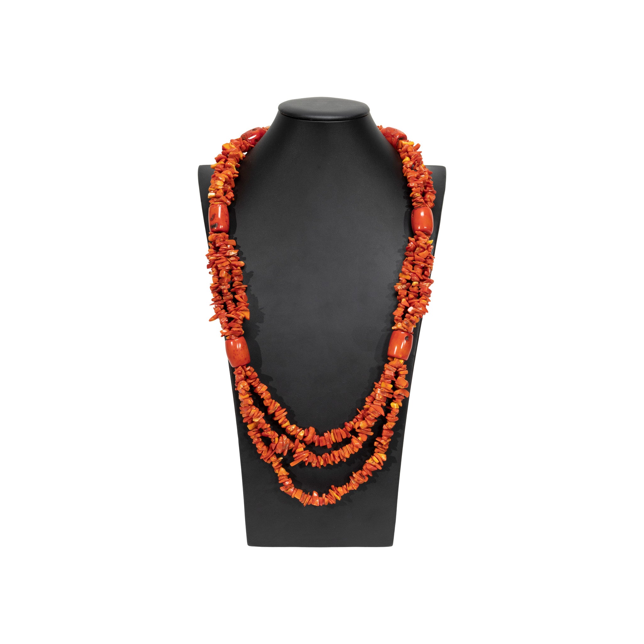 Beaded Coral Necklace