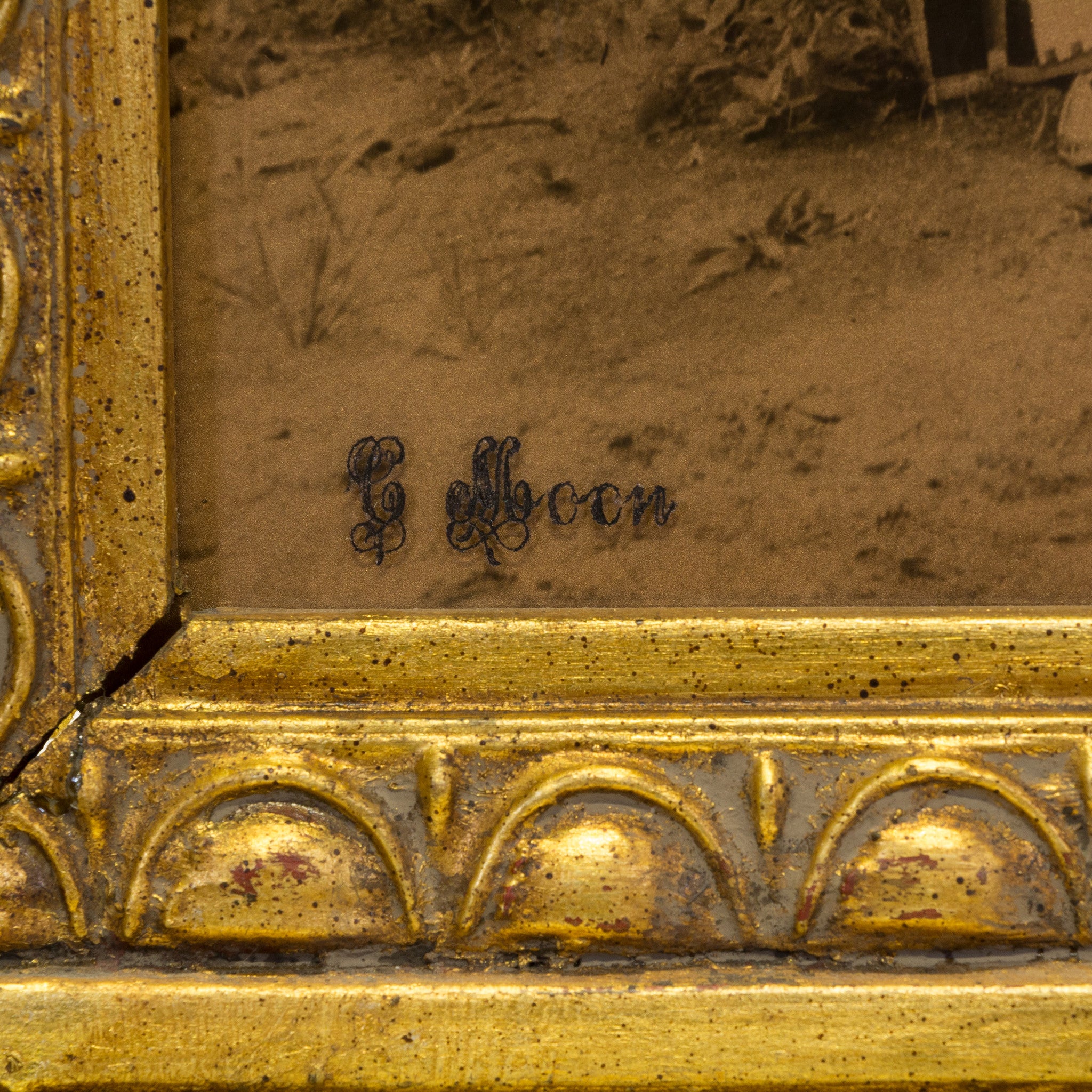"Off to the River" Gold Tone by Carl Moon