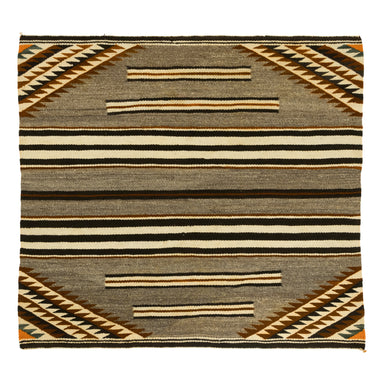 Navajo Red Mesa Single Saddle, Native, Weaving, Single Saddle Blanket