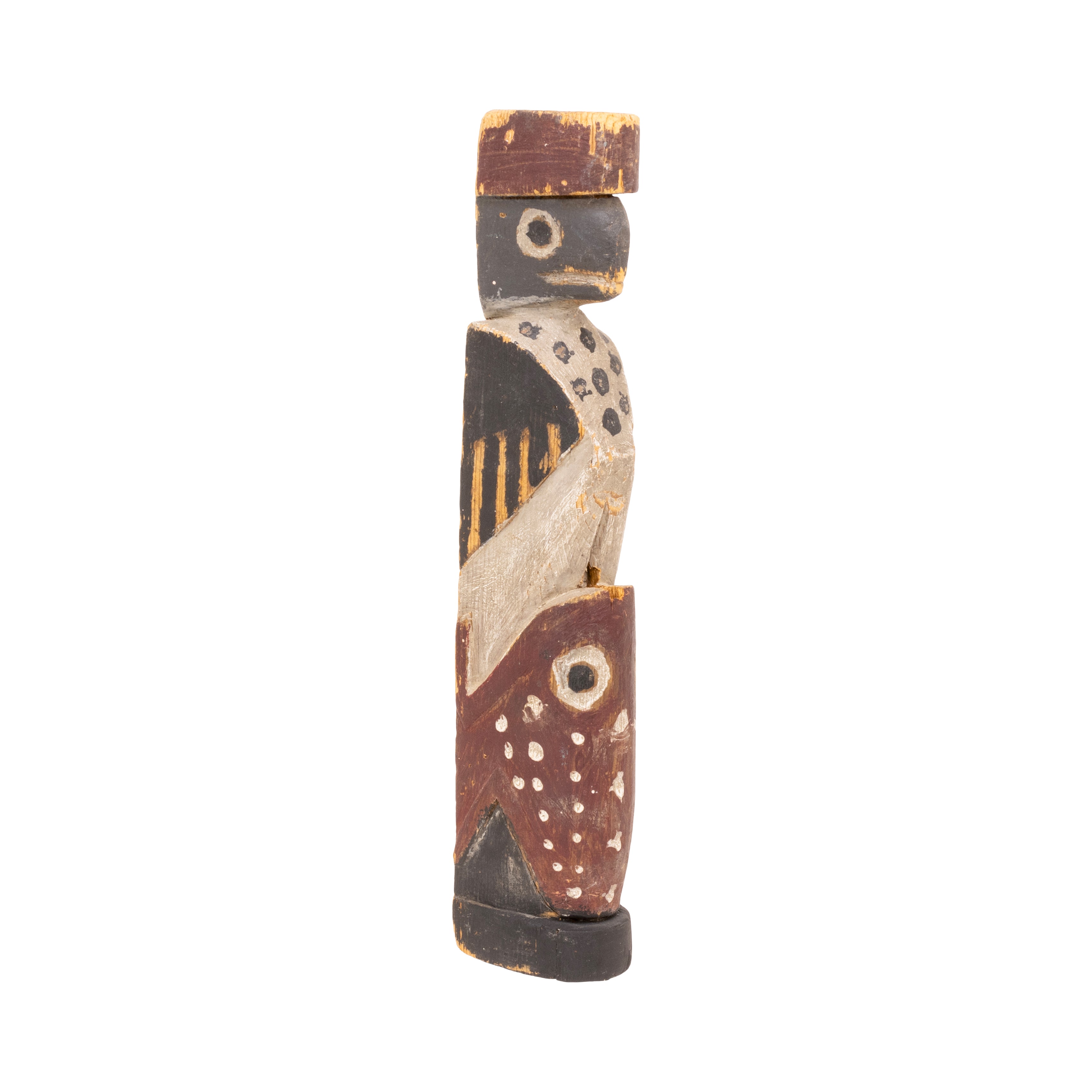 Nuu-chah-nulth or Coast Salish Model Totem, Native, Carving, Totem Pole