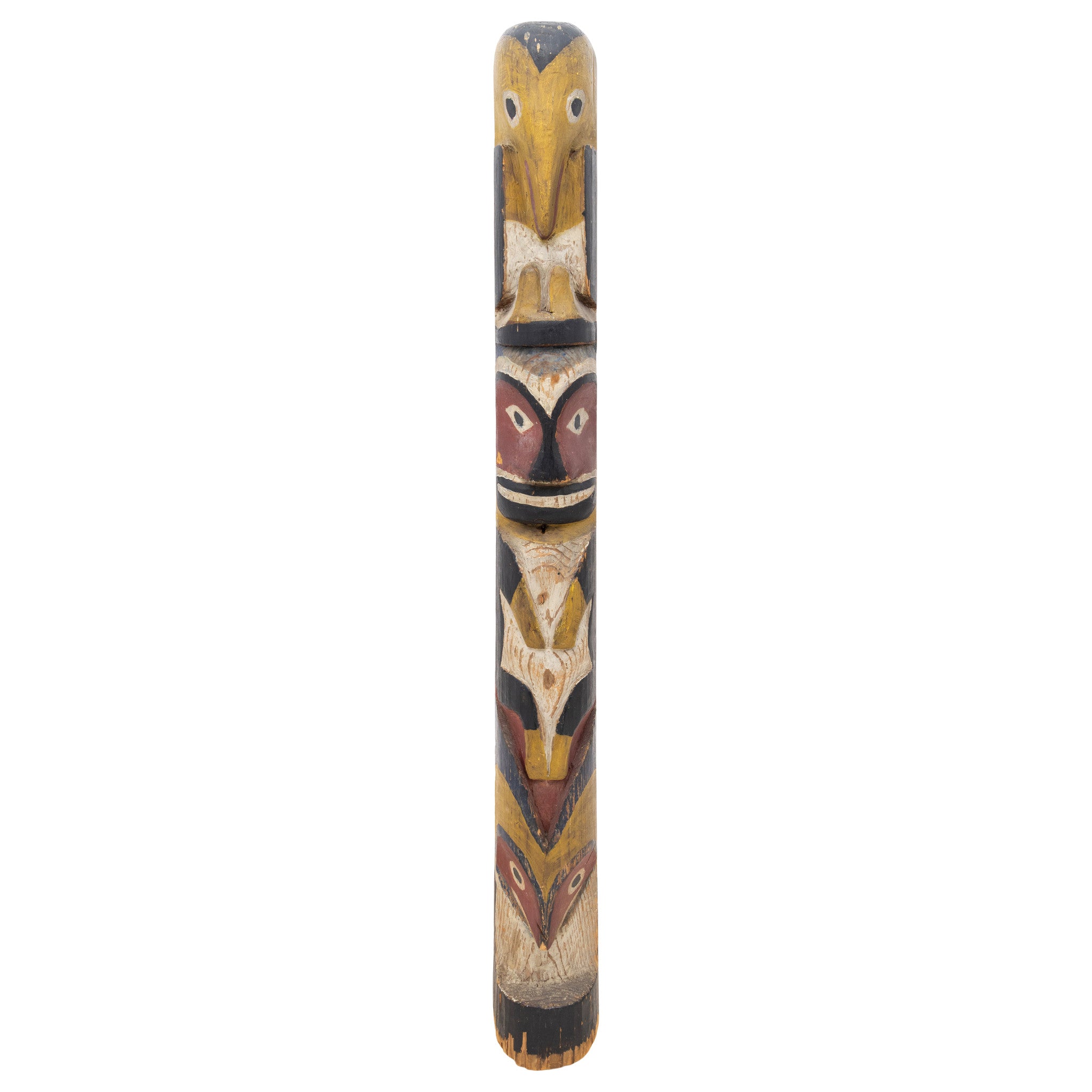 Pair of  Nuu-chah-nulth Model Totems