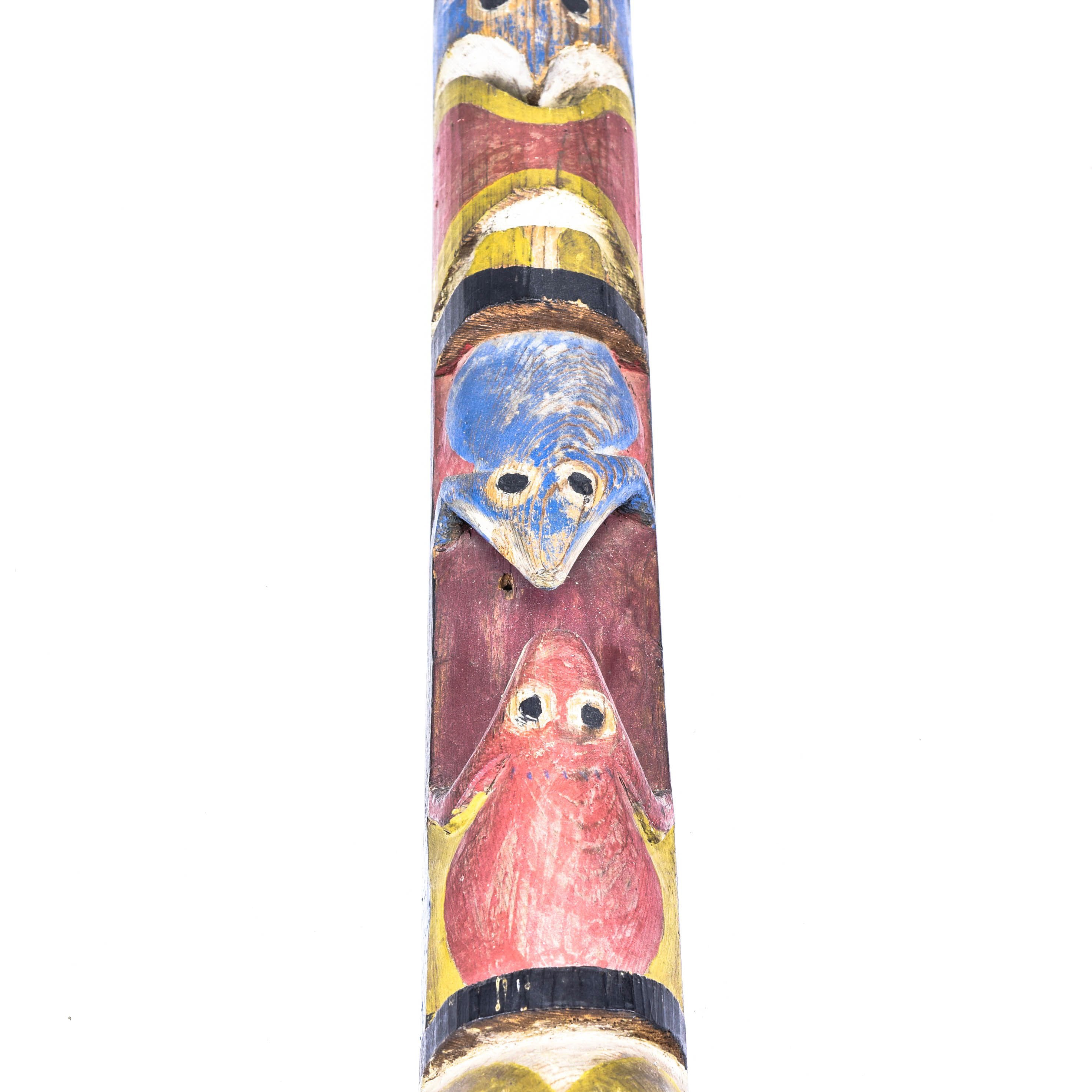 Pair of  Nuu-chah-nulth Model Totems