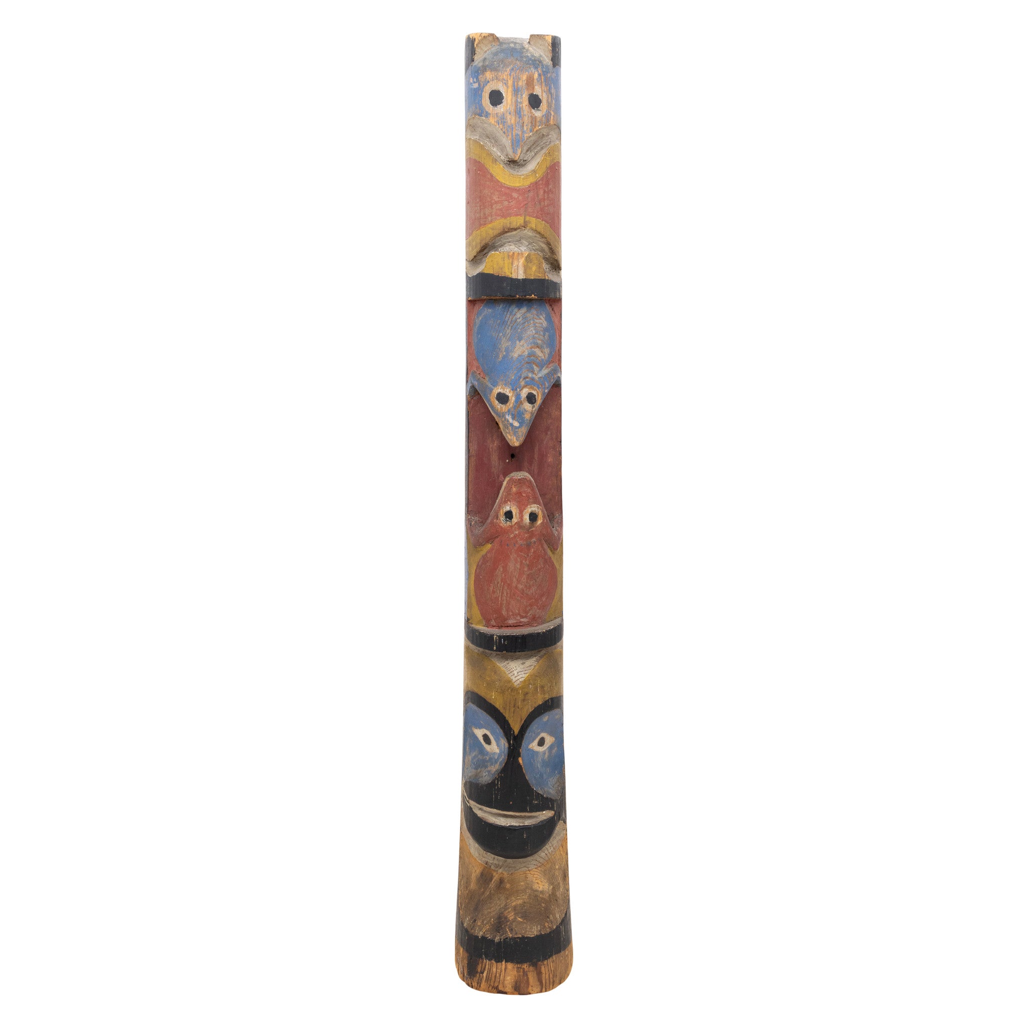 Pair of  Nuu-chah-nulth Model Totems