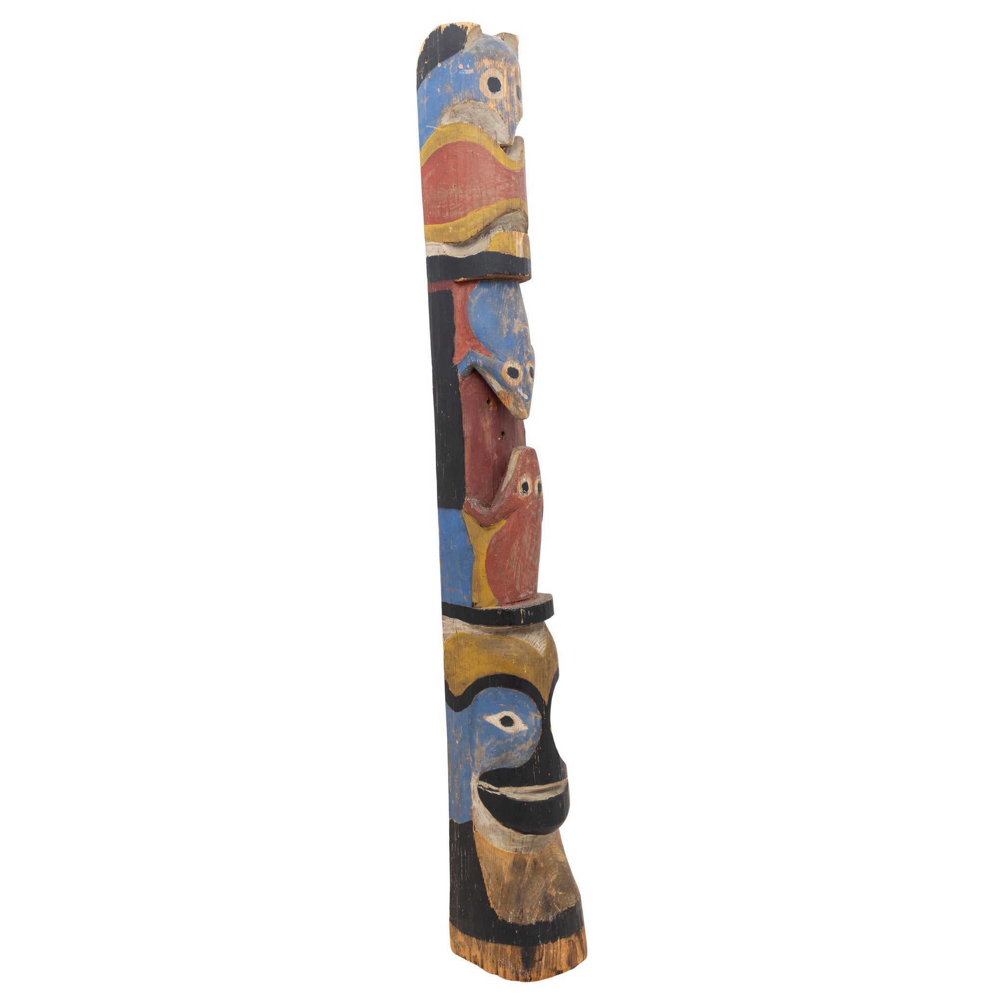 Pair of  Nuu-chah-nulth Model Totems