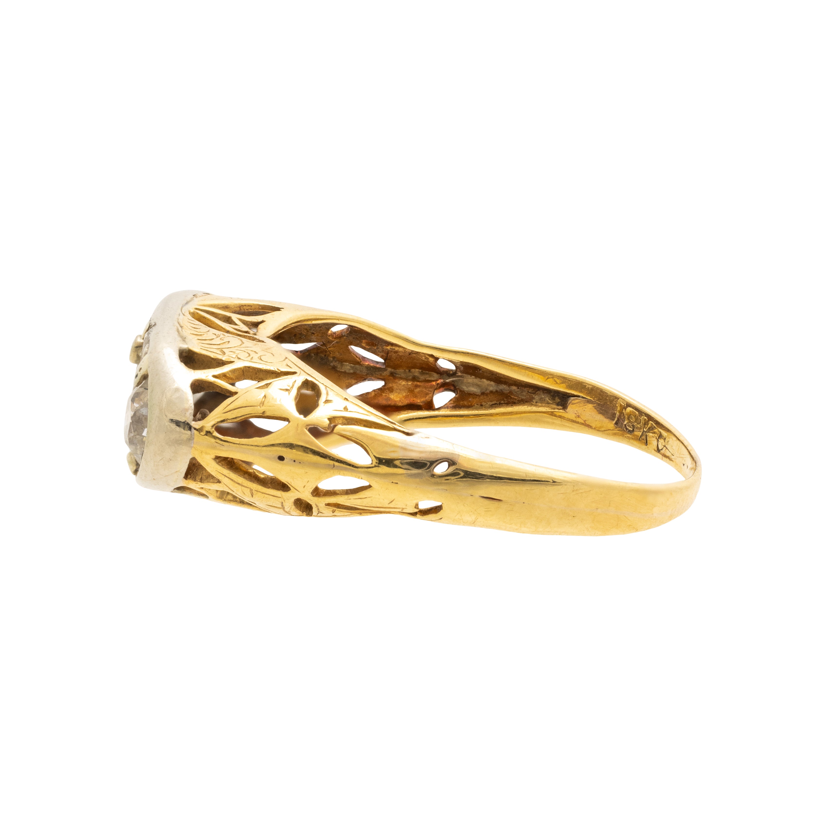 18k Gold Diamond Ring