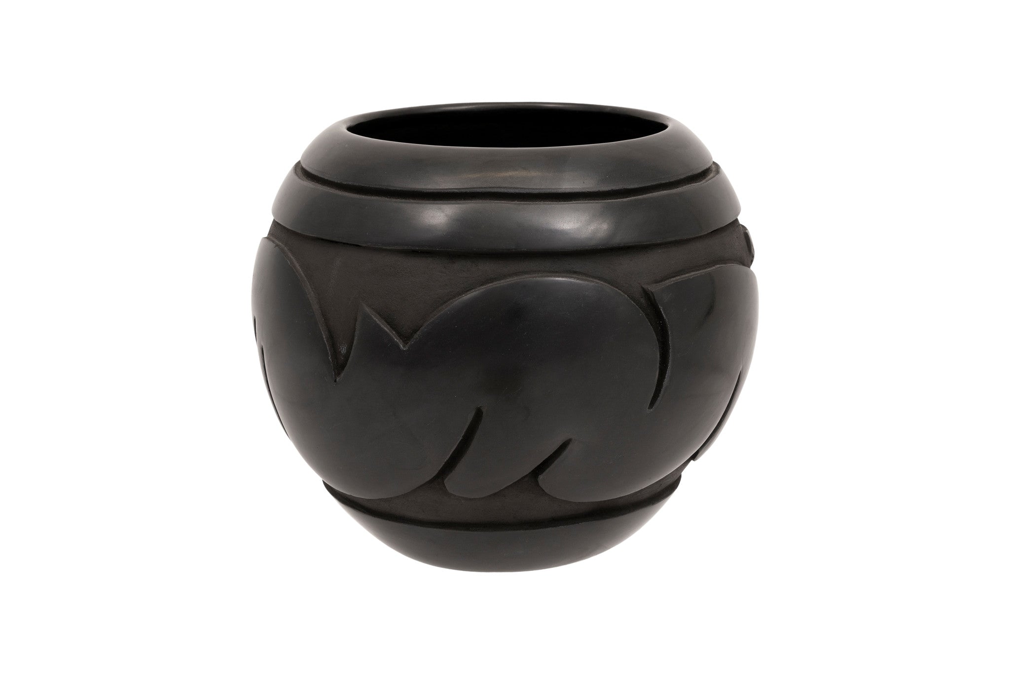 Rose M. Lewis Black Ware Jar