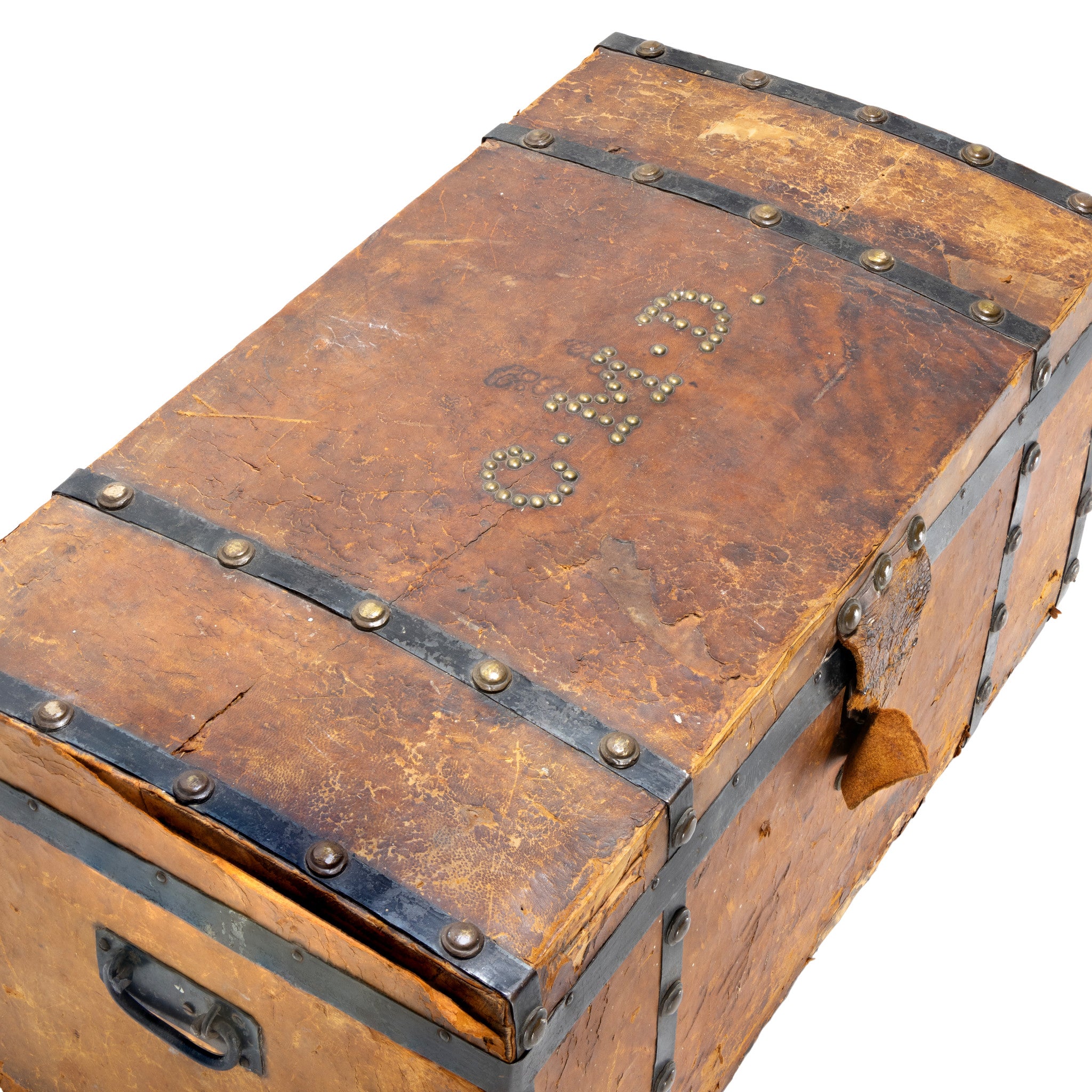 Leather Covered Trunk