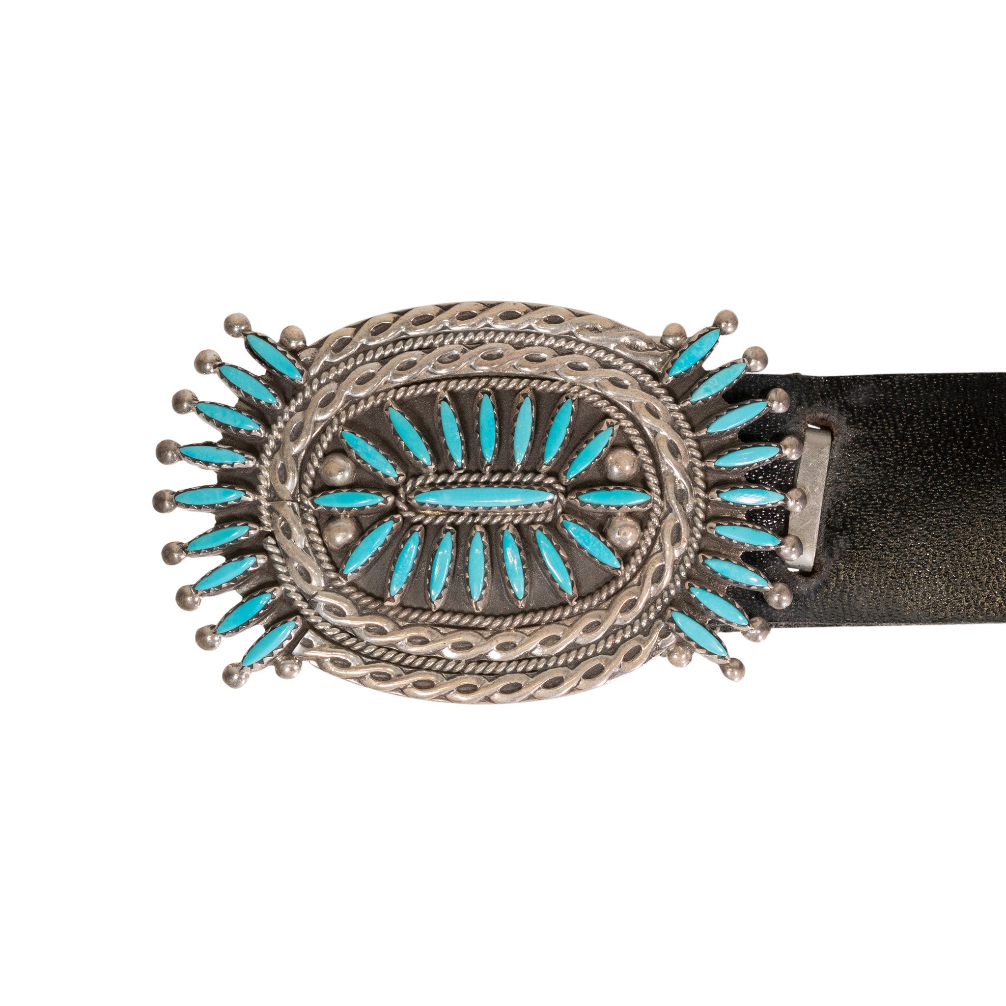 Navajo Needlepoint Turquoise Belt