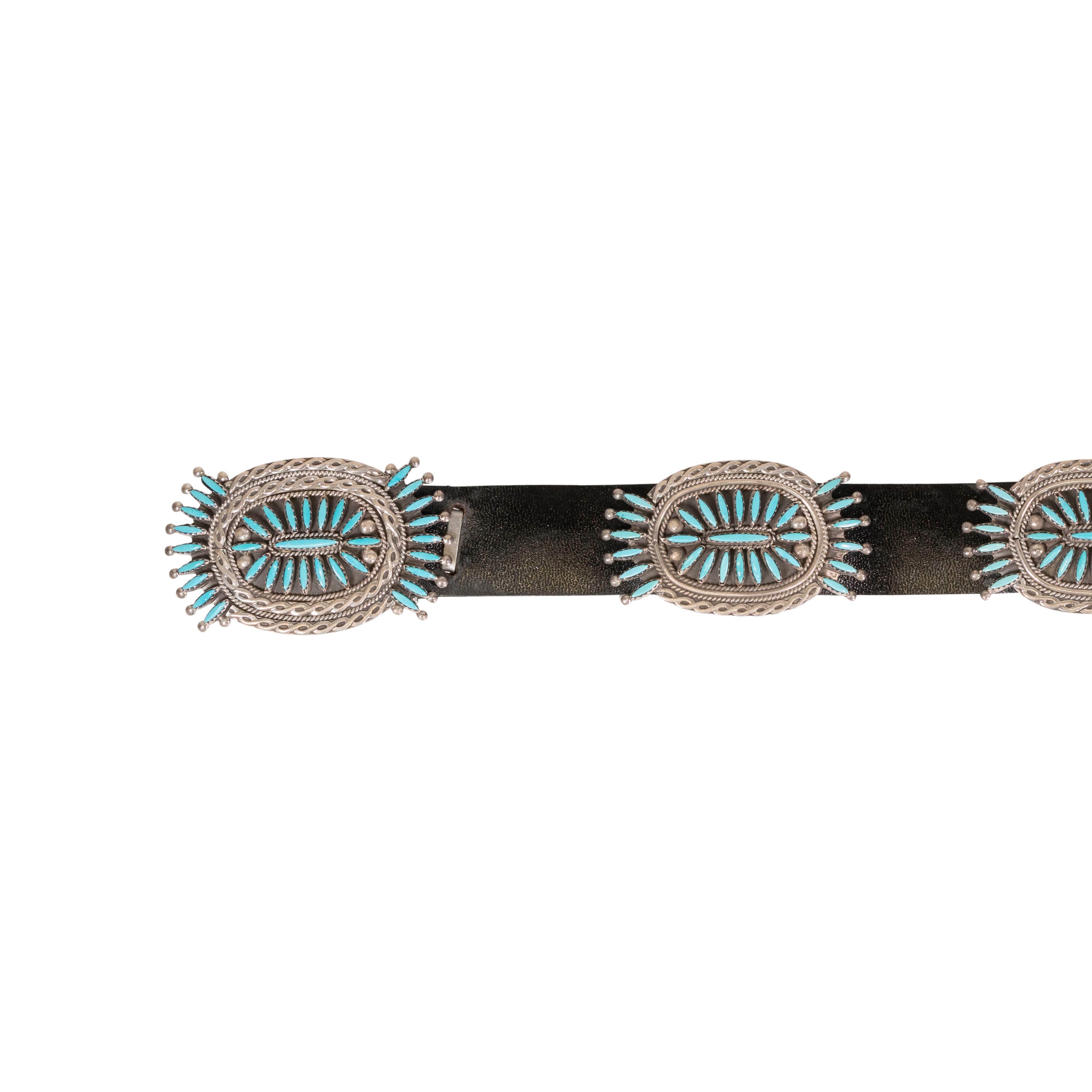 Navajo Needlepoint Turquoise Belt
