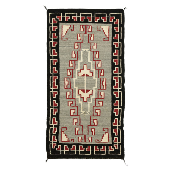 Navajo Teec Nos Pos, Native, Weaving, Double Saddle Blanket