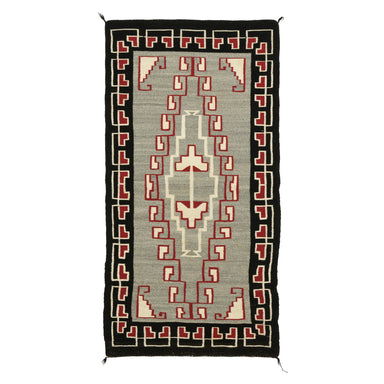 Navajo Teec Nos Pos, Native, Weaving, Double Saddle Blanket