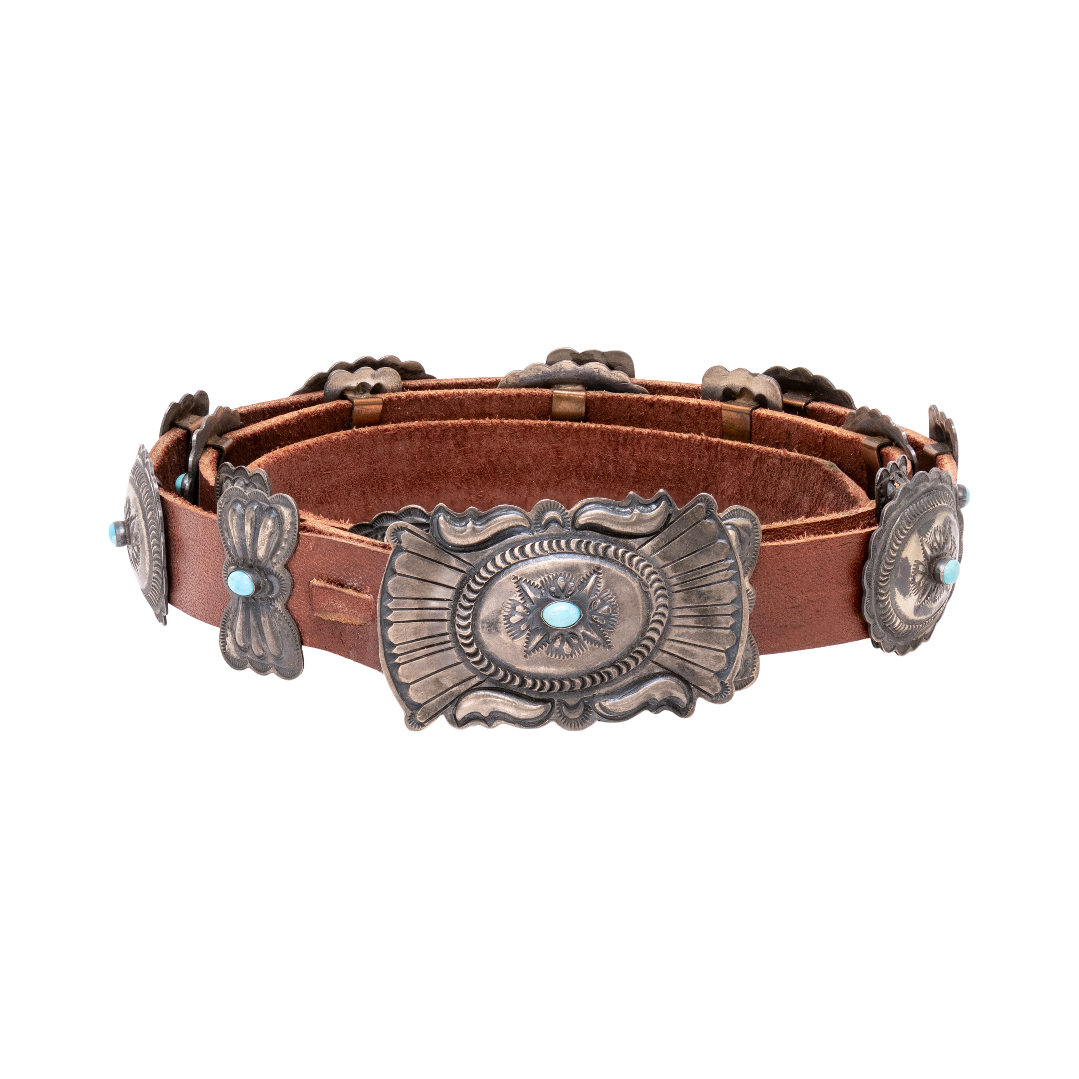 小物 Concho Belt Concho Belt- #8001A-E Concho with Clear Stone – WestStarTexas