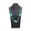 Turquoise and Coral Beaded Necklace