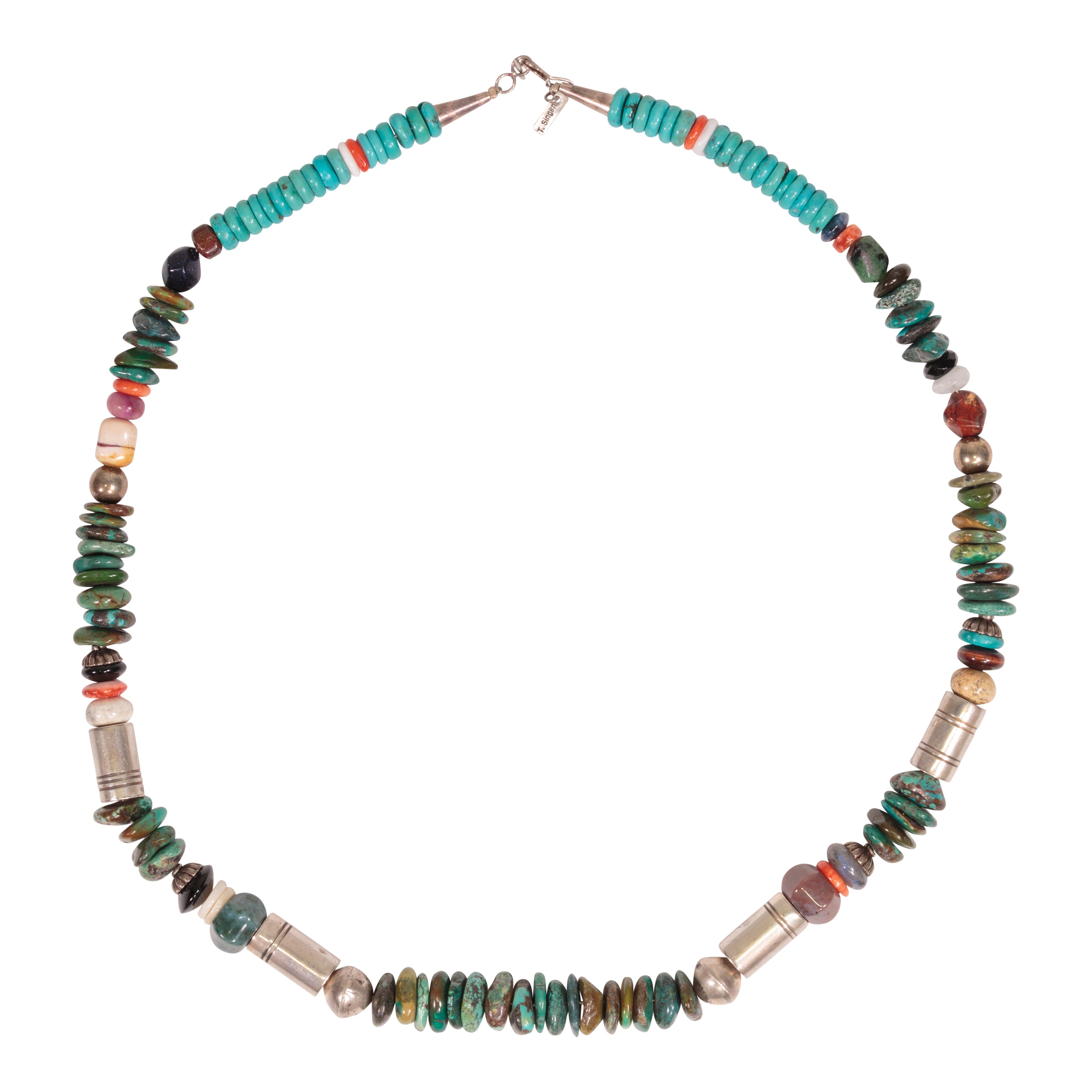 Tommy Singer Green Turquoise Necklace — Cisco's Gallery