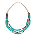 Three-Strand Tommy Singer Turquoise Necklace, Jewelry, Necklace, Native