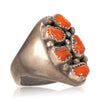 Coral and Sterling Ring, Jewelry, Ring, Native