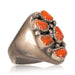 Coral and Sterling Ring, Jewelry, Ring, Native