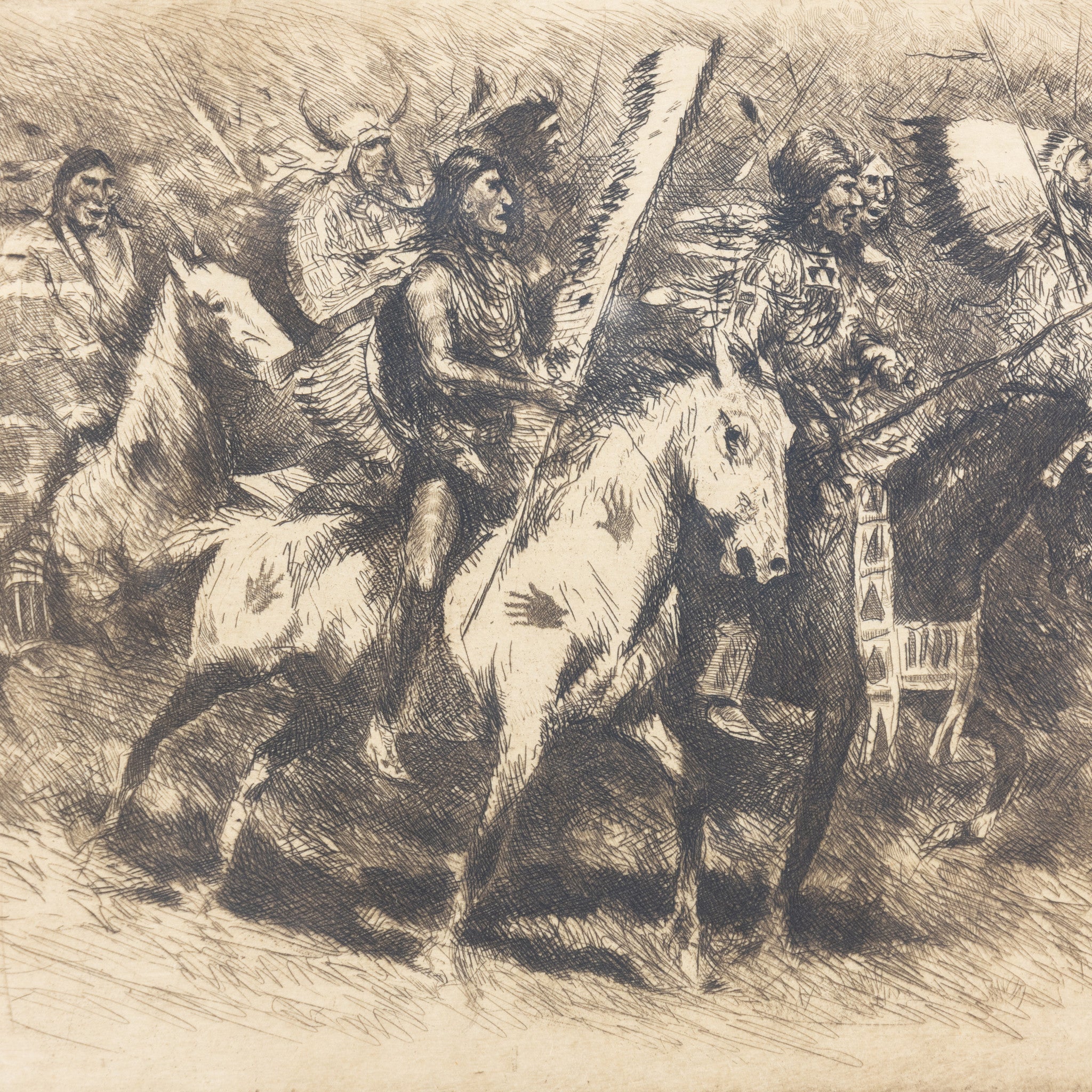 Umatilla Horse Dance By Edward Borein
