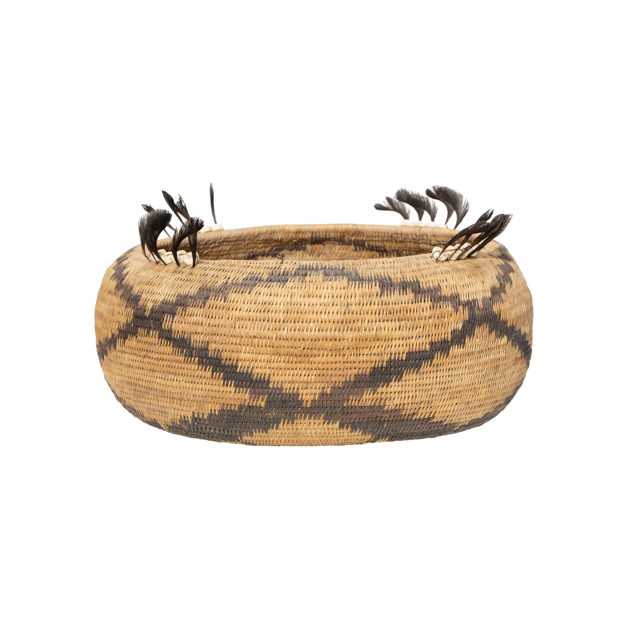 Feathered Pomo Basket