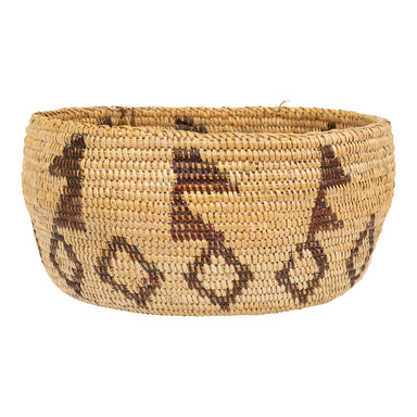 Paiute Basket, Native, Basketry, Vertical