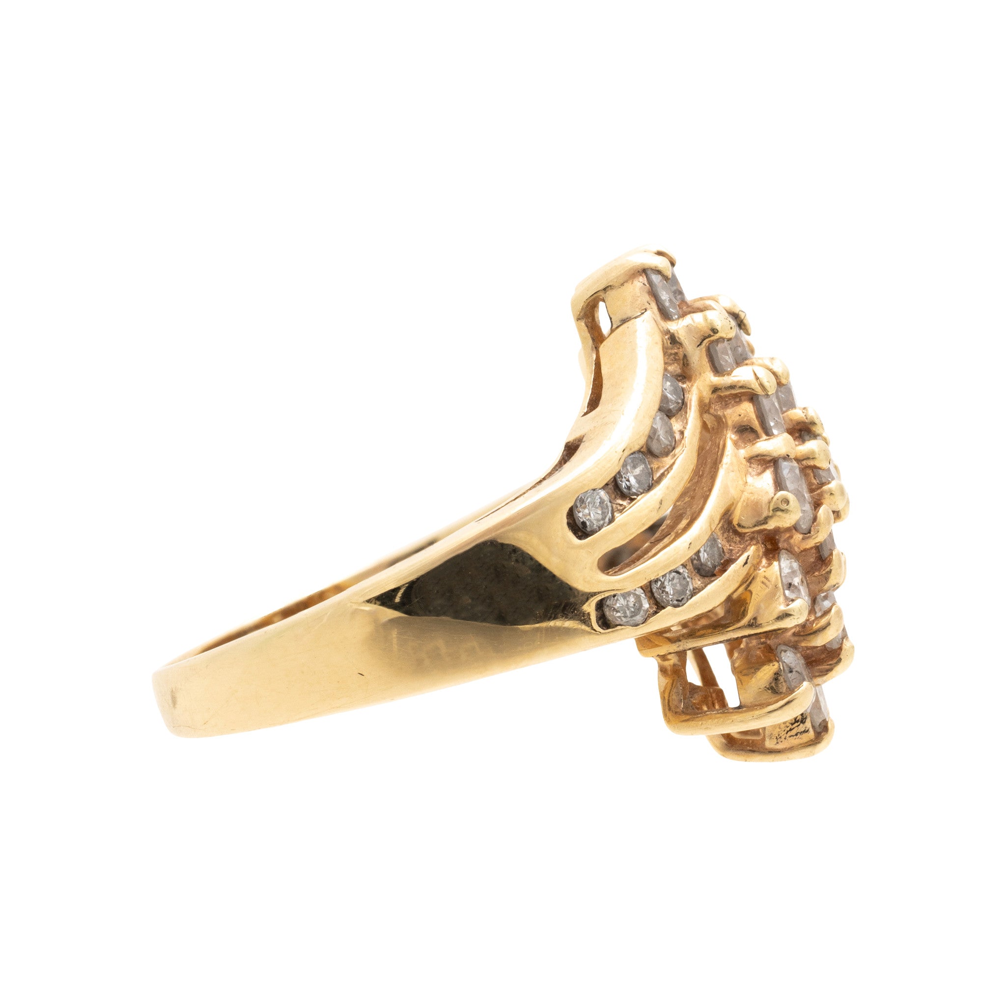 14k Gold Diamond Ring