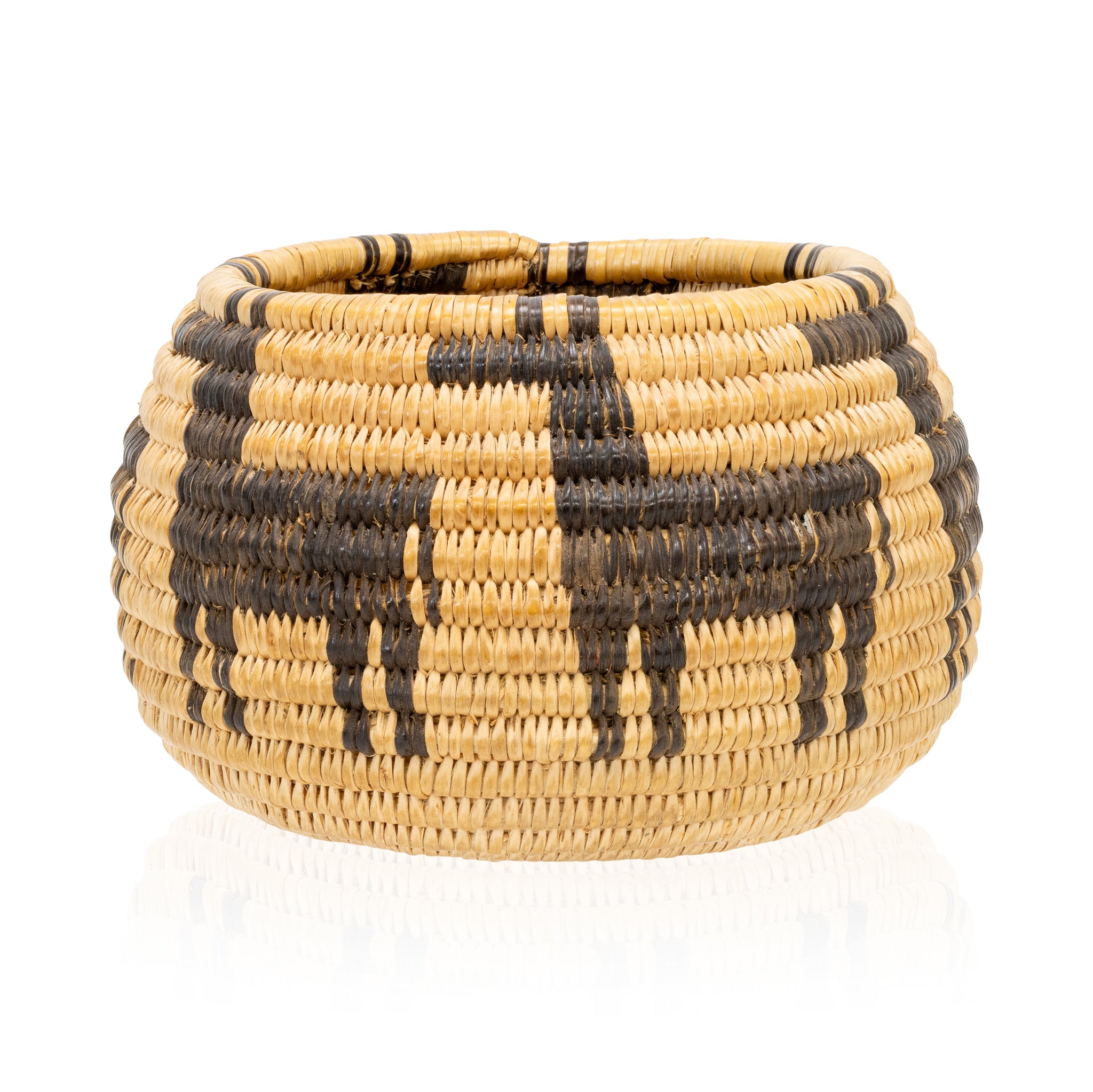 Havasupai Pictorial Basket, Native, Basketry, Vertical