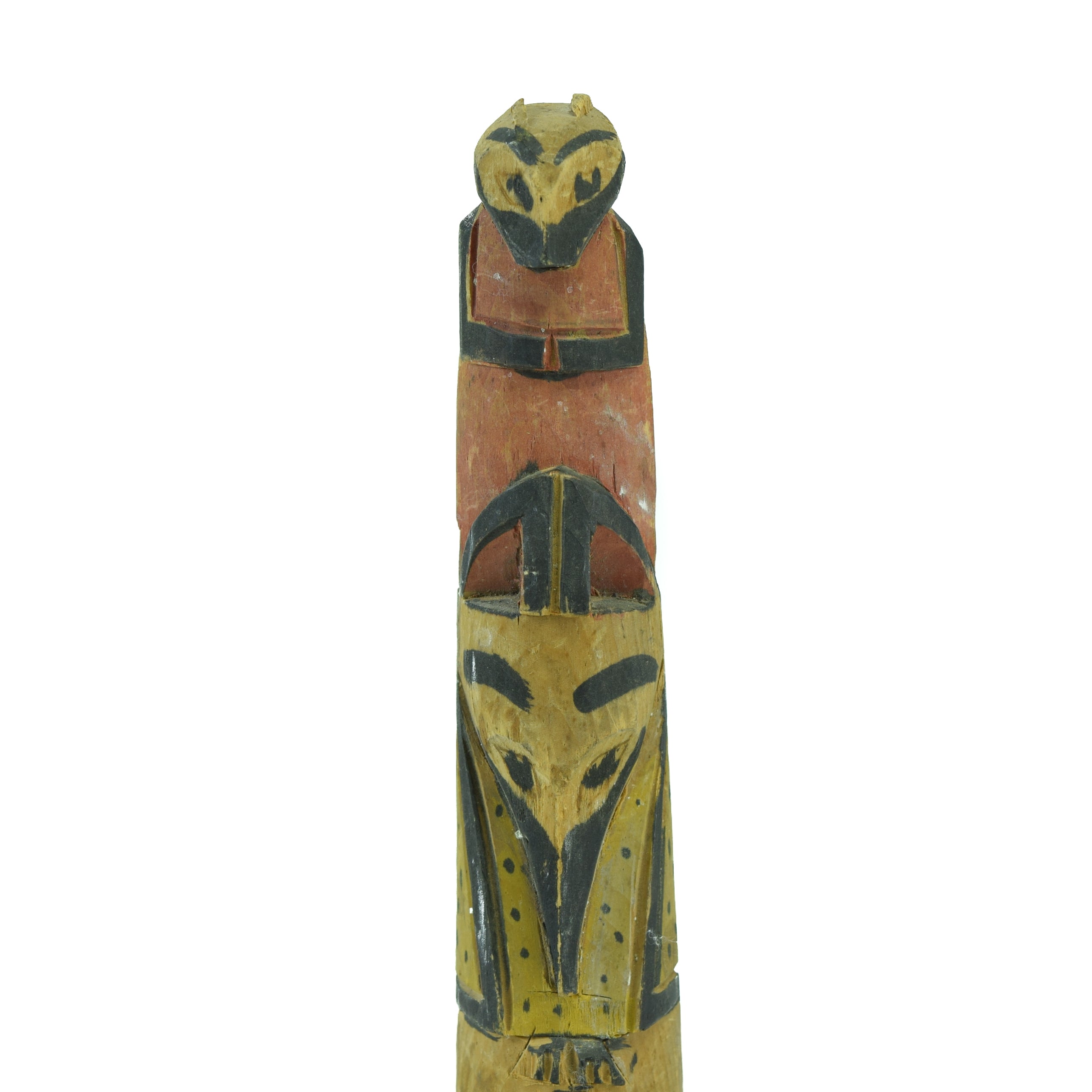 Nuu-chah-nulth Three Figure Model Totem