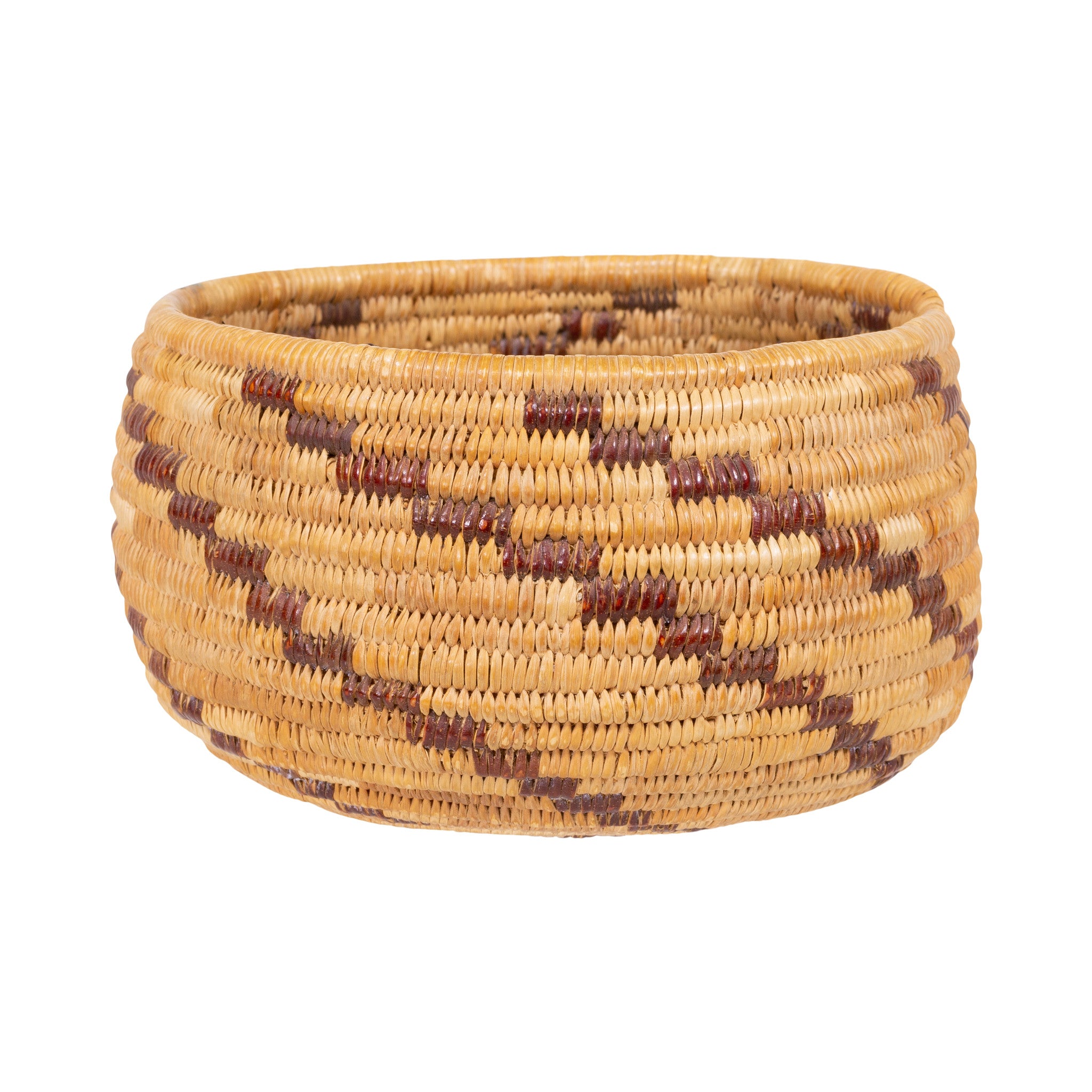 Maidu Basketry Bowl, Native, Basketry, Vertical
