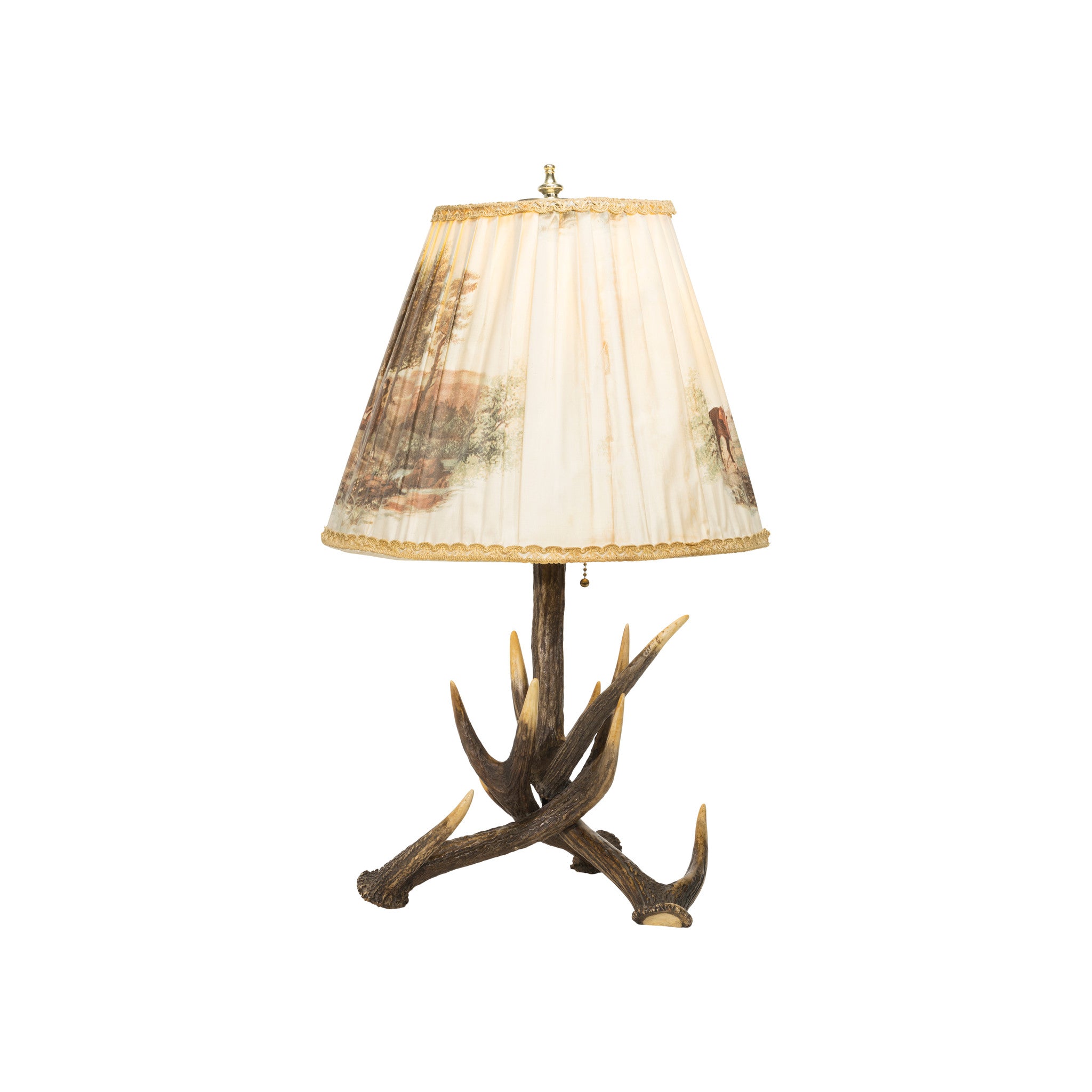 Black Forest Antler Table Lamp