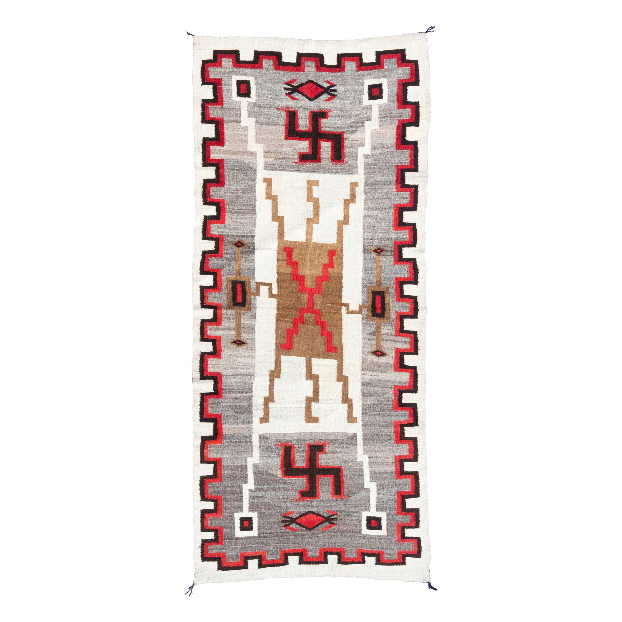 Roy Rogers Navajo J.B. Moore Crystal Runner, Native, Weaving, Floor Rug