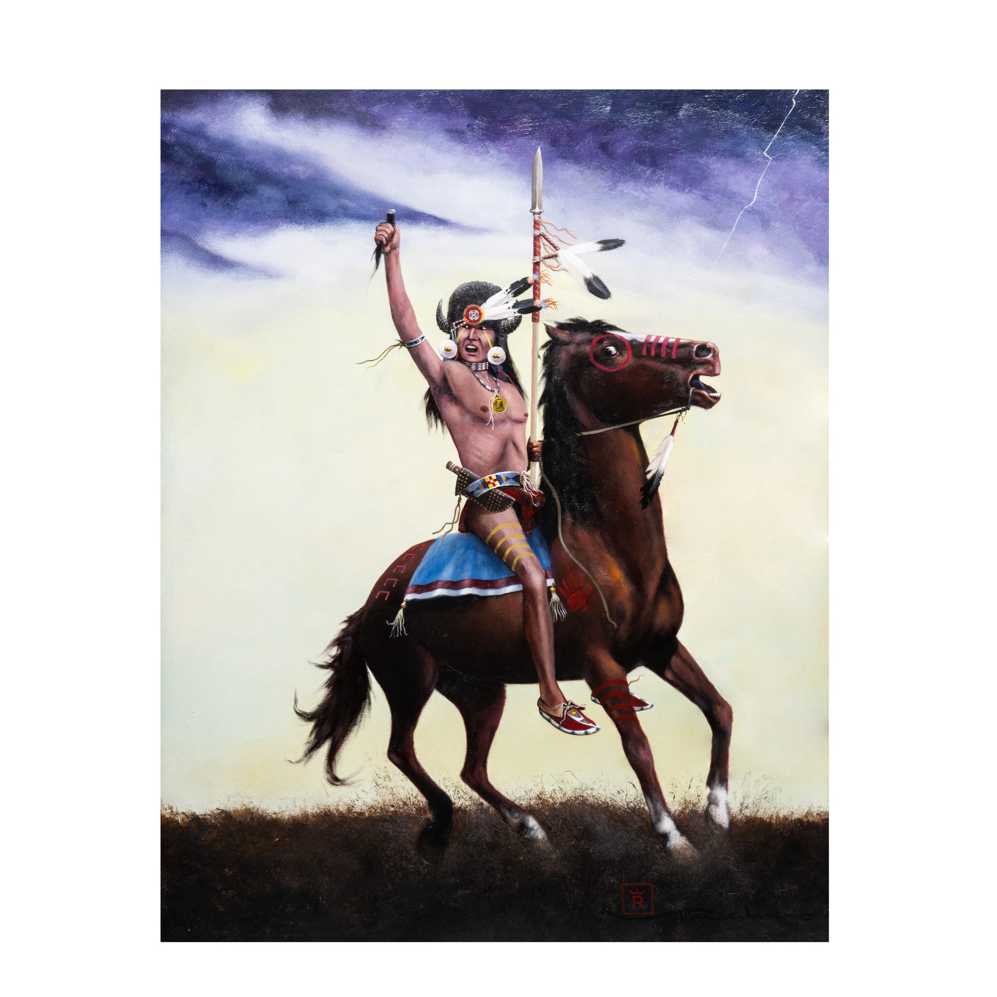 Trophy by Mario Rabago, Fine Art, Painting, Wildlife